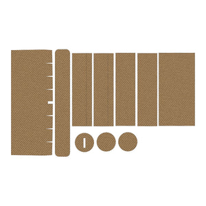 Vortex Strike Eagle 1-6x24 optic wrap kit outline, Coyote