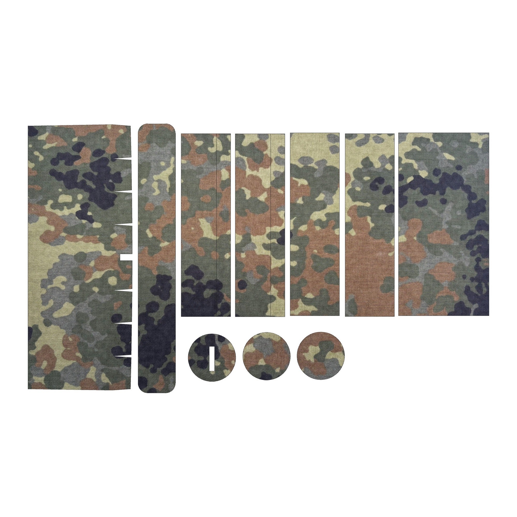 Vortex Strike Eagle 1-6x24 optic wrap kit outline, Flecktarn