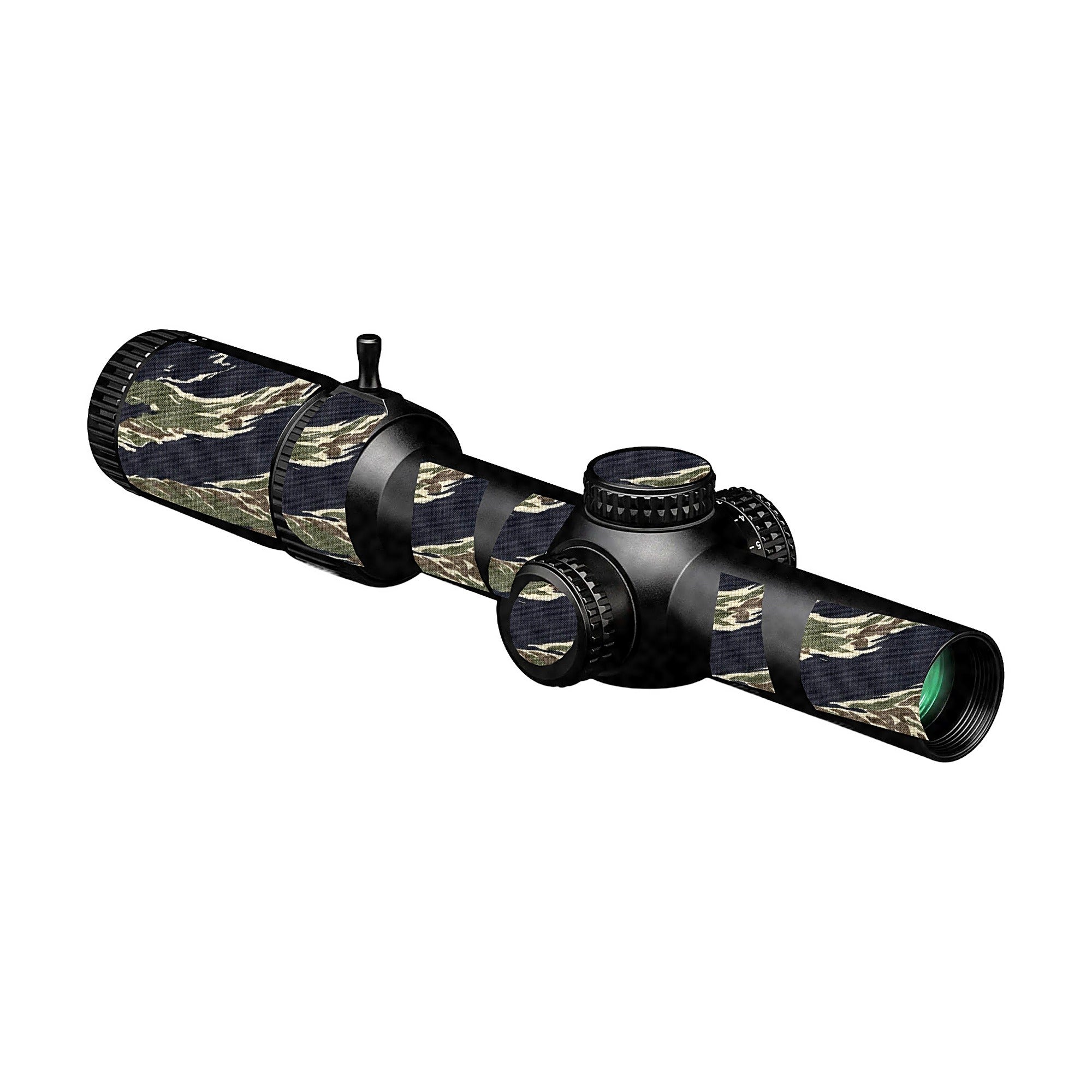 Vortex Strike Eagle 1-6x24 Cordura optic wrap, Tiger Stripe (Green/Black)