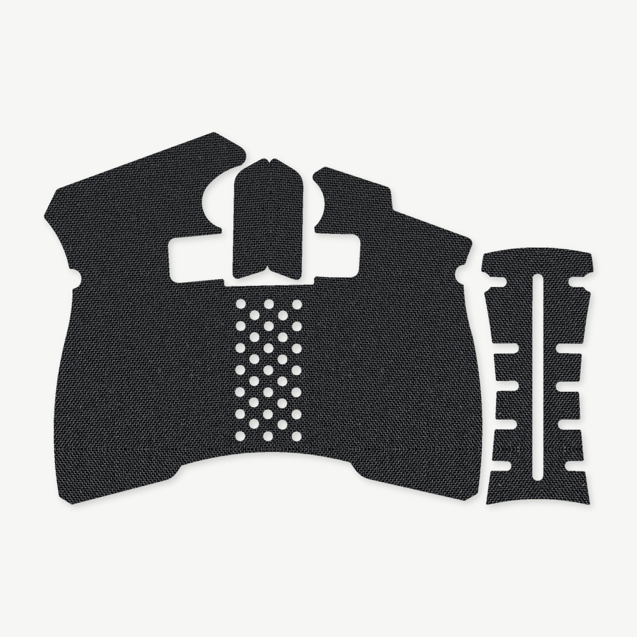 Grip Kit for Shadow Systems MR920 - die-cut Cordura 1000D kit pieces in Black - Combat Textiles