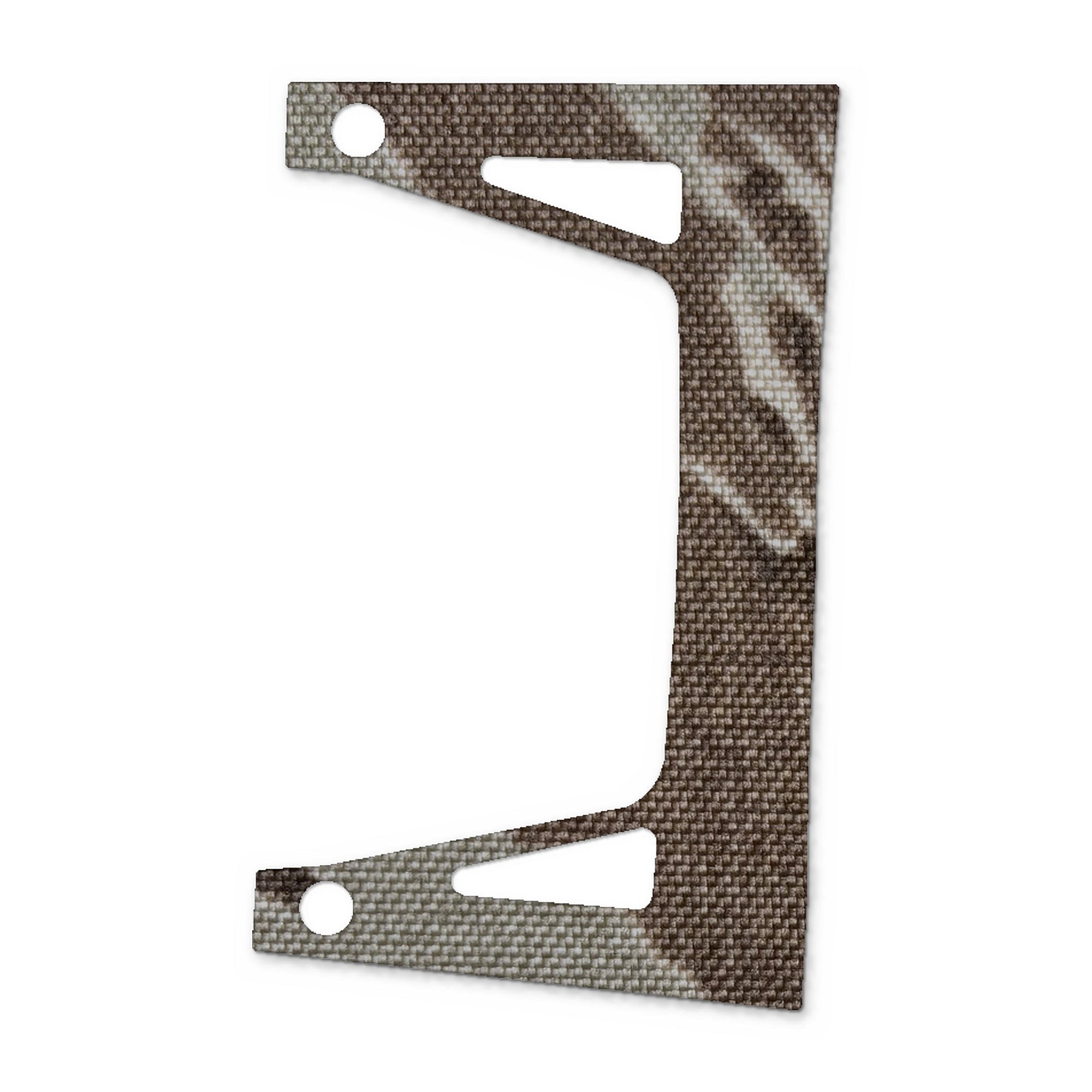 Shield RMSc Reflex Mini-Sight optic wrap kit outline, Tiger Stripe (Desert)