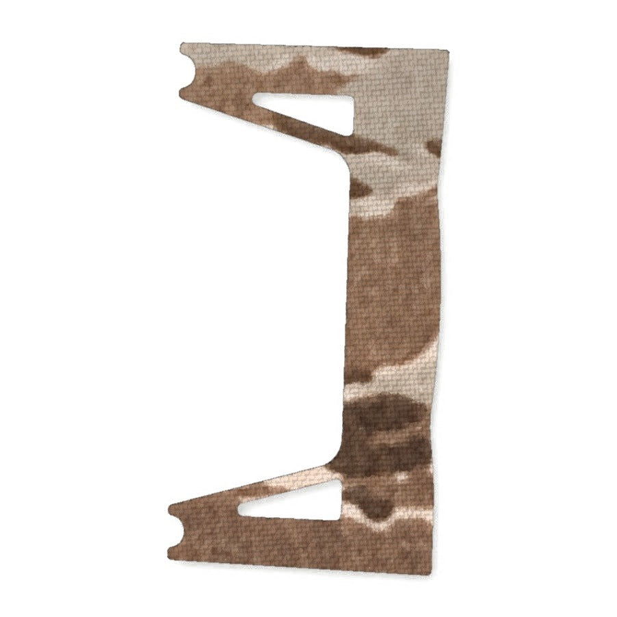 Shield SMS2 COMPACT Mini-Sight optic wrap kit outline, Tiger Stripe (Desert)