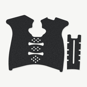 Grip Kit for Springfield XD Mod.2 (Full Size) - die-cut Cordura 1000D kit pieces in Black - Combat Textiles