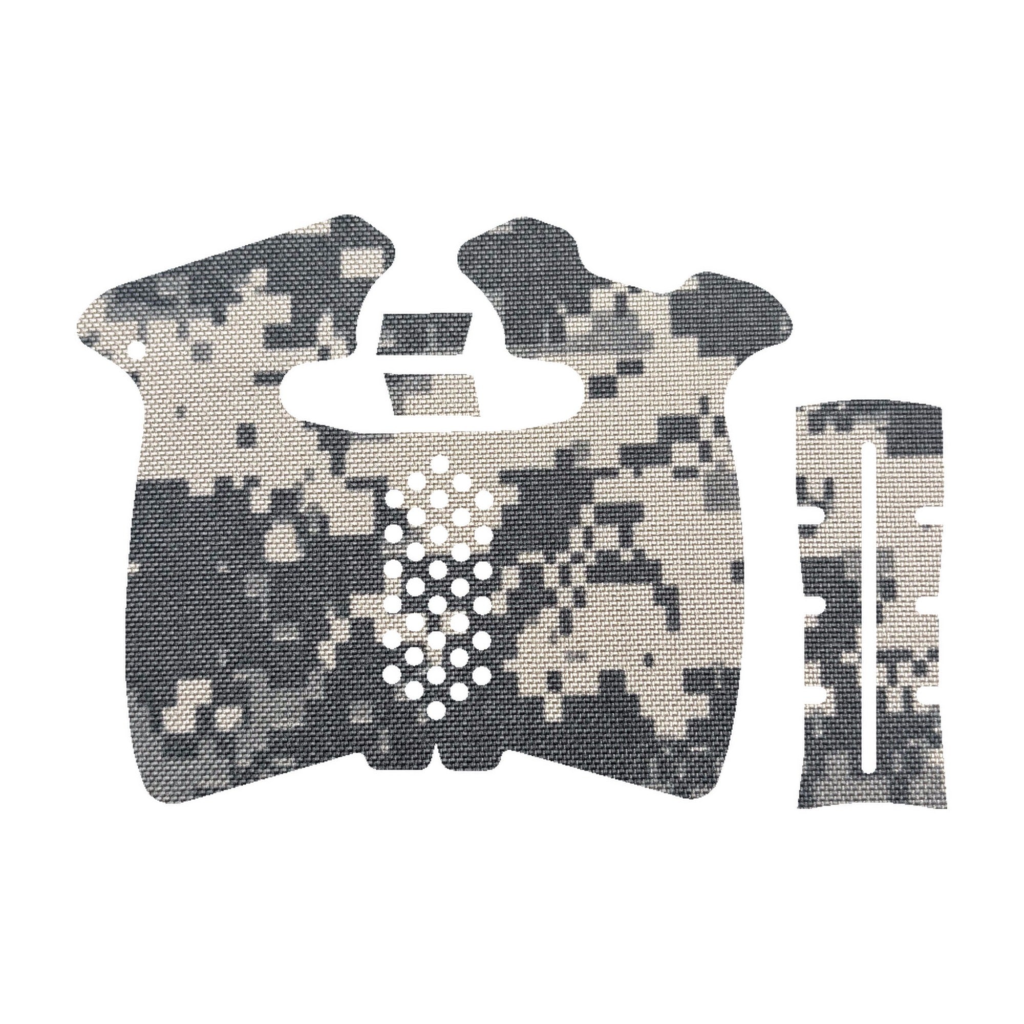 Springfield Hellcat Pro grip wrap kit outline, ACU