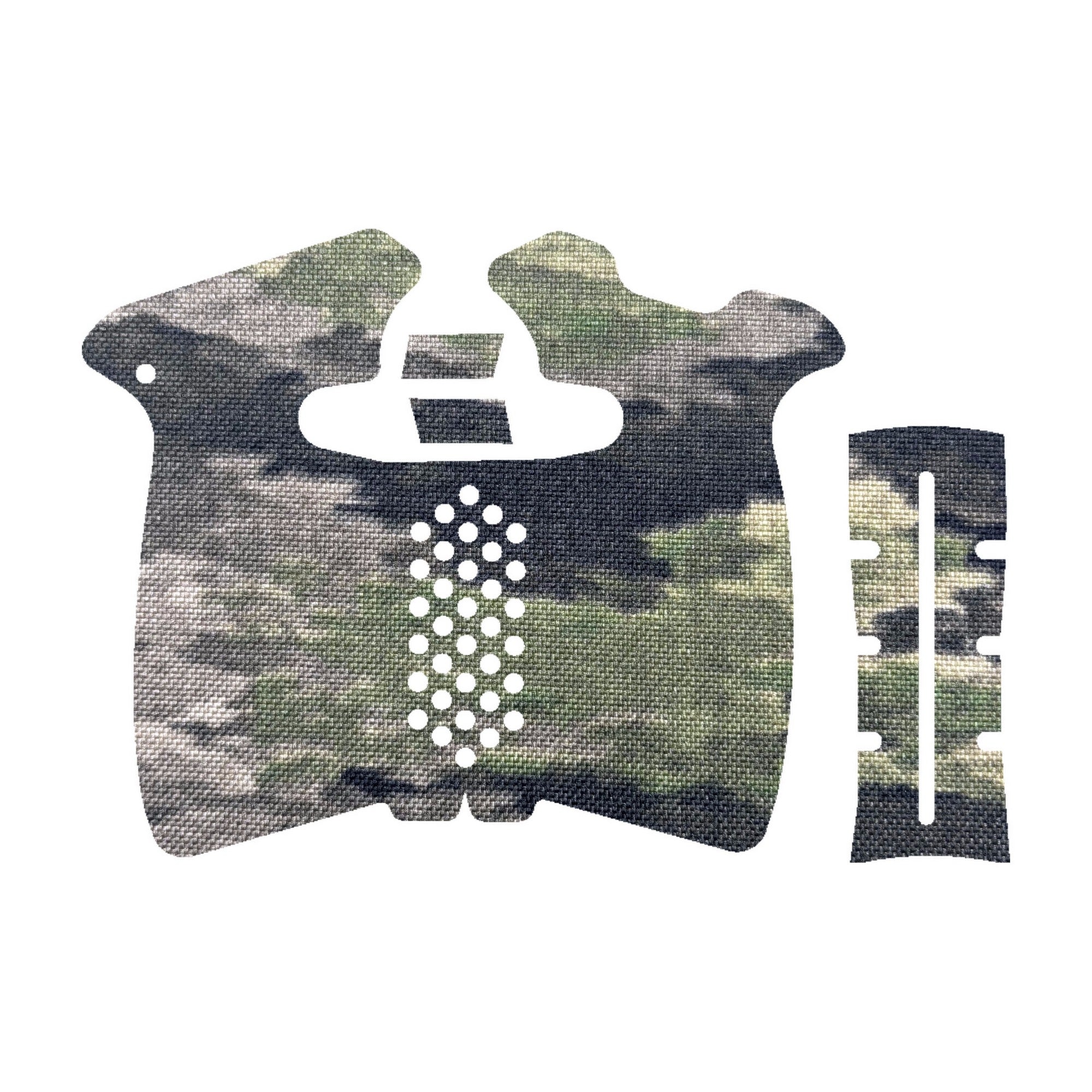 Springfield Hellcat Pro grip wrap kit outline, A-TACS iX