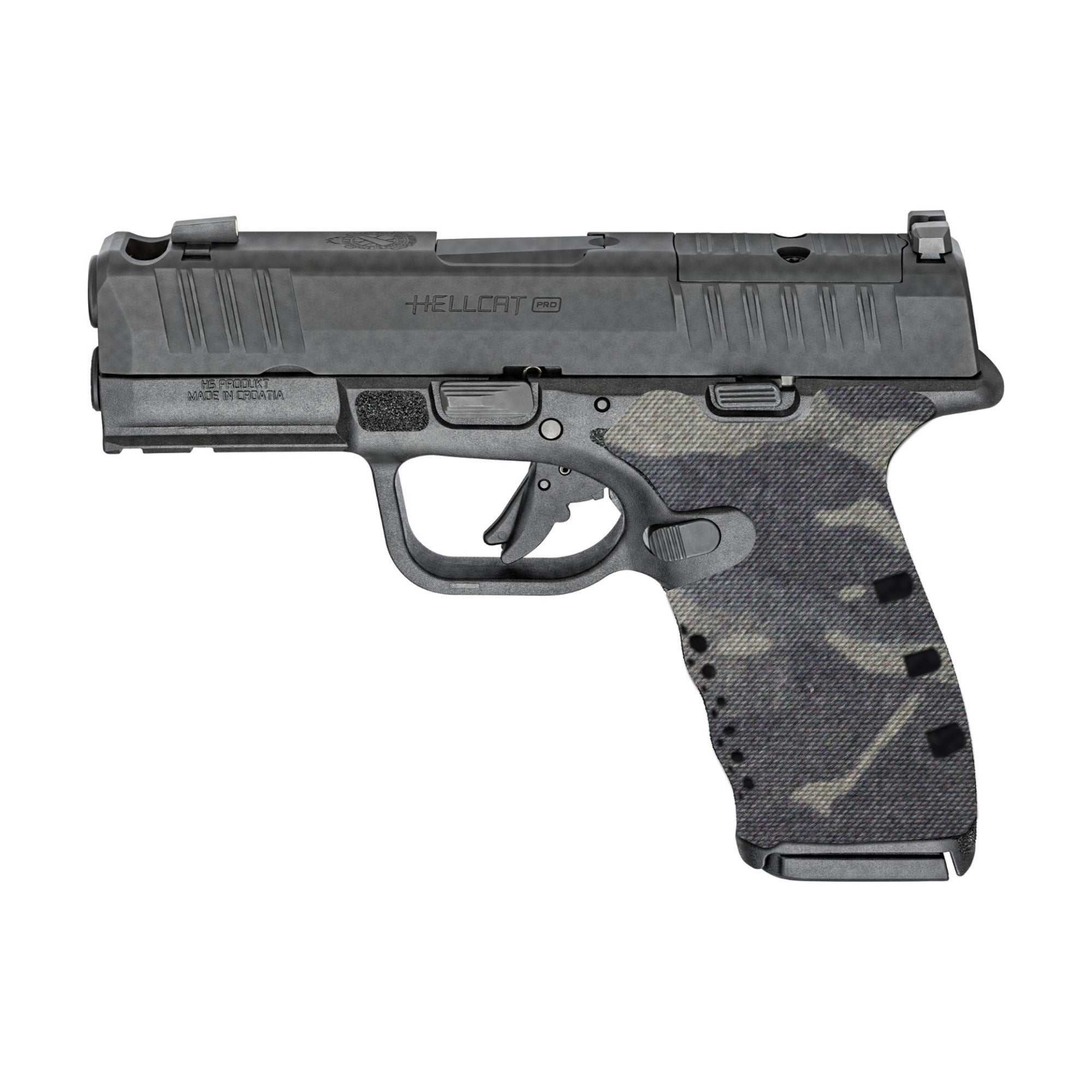 Springfield Hellcat Pro Cordura grip wrap, MultiCam Black