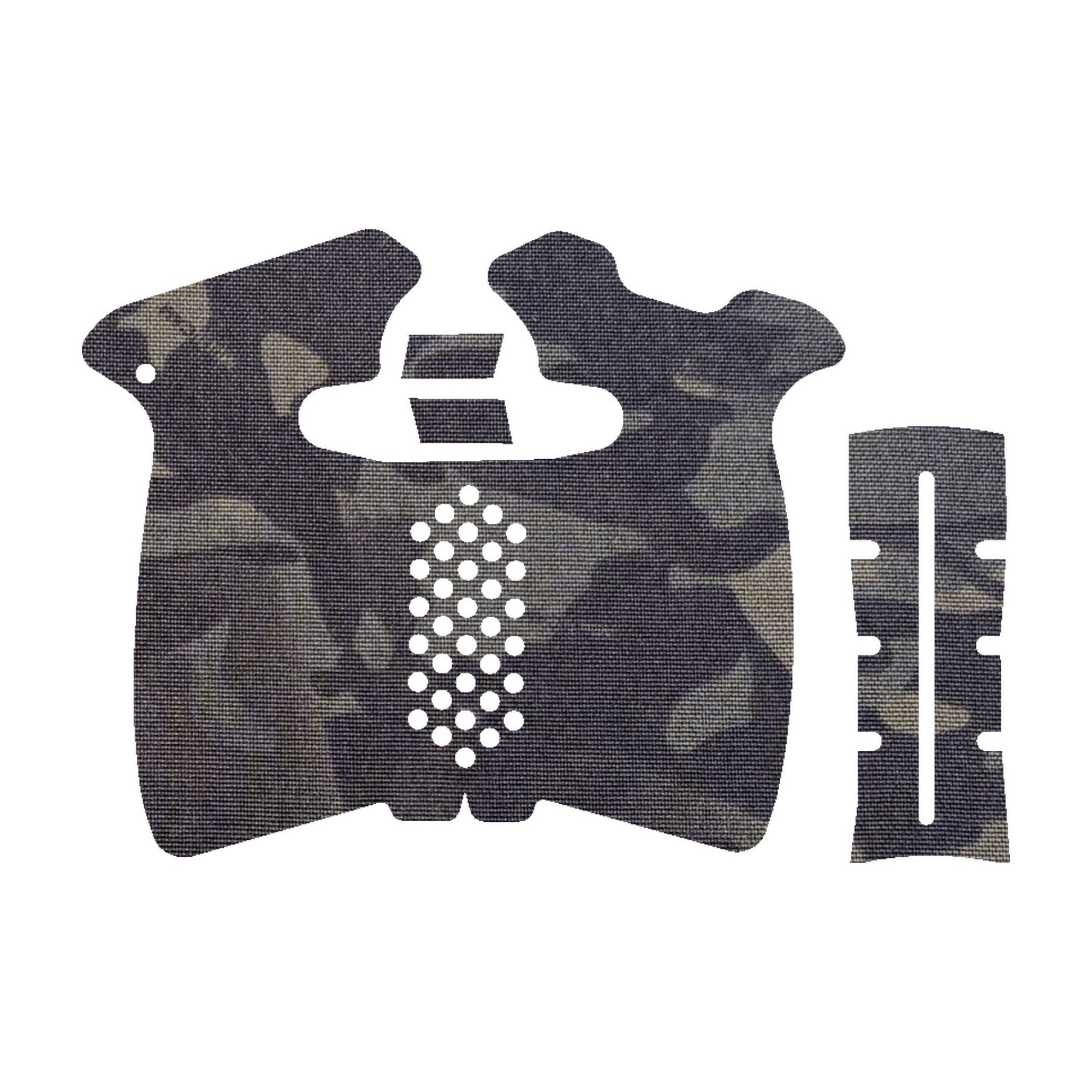 Springfield Hellcat Pro grip wrap kit outline, MultiCam Black