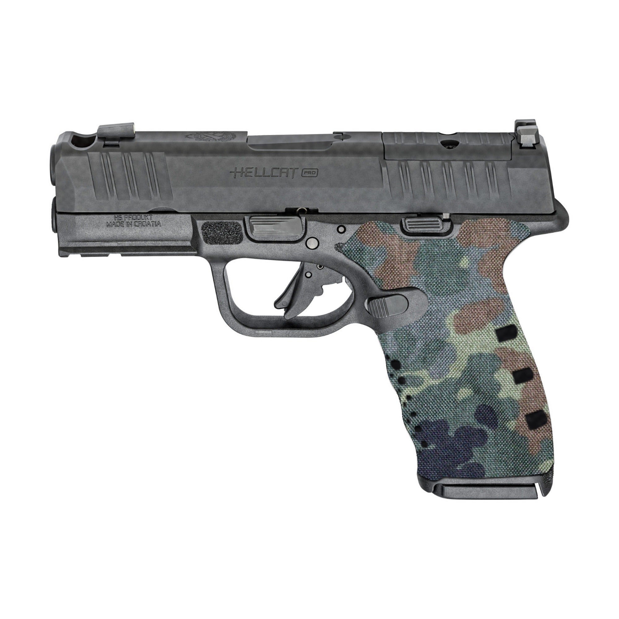 Springfield Hellcat Pro Cordura grip wrap, Flecktarn