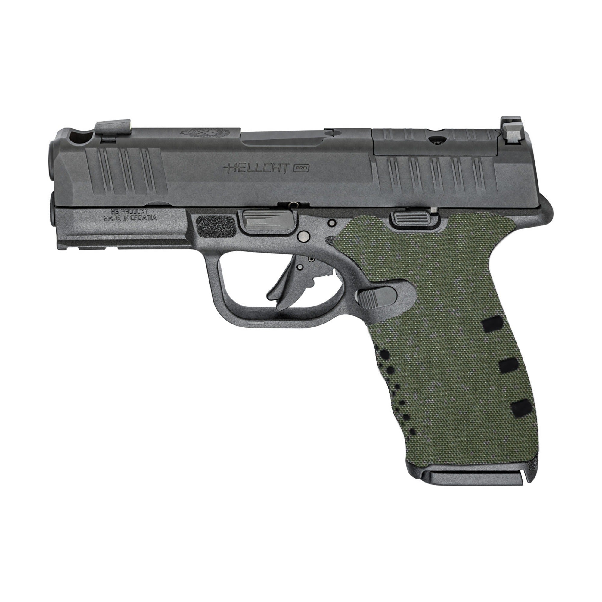 Springfield Hellcat Pro Cordura grip wrap, OD Green