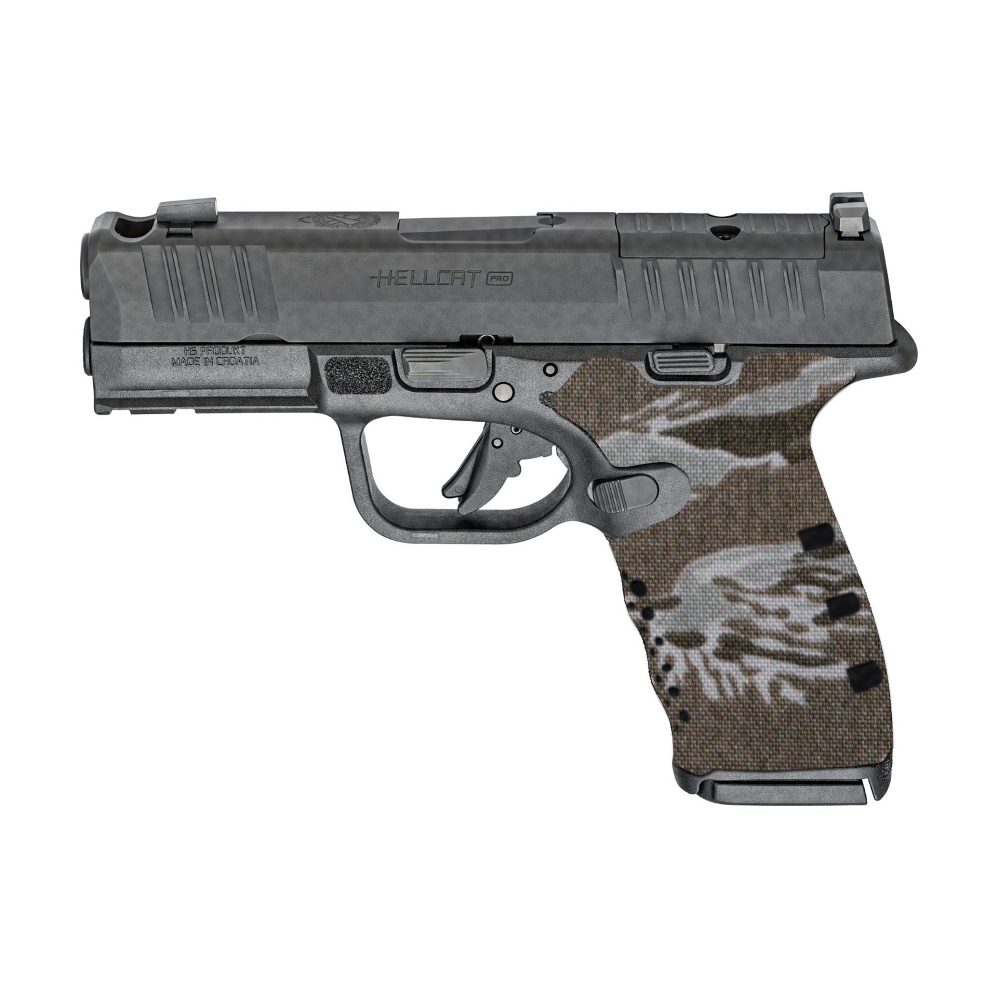 Springfield Hellcat Pro Cordura grip wrap, Tiger Stripe (Desert)