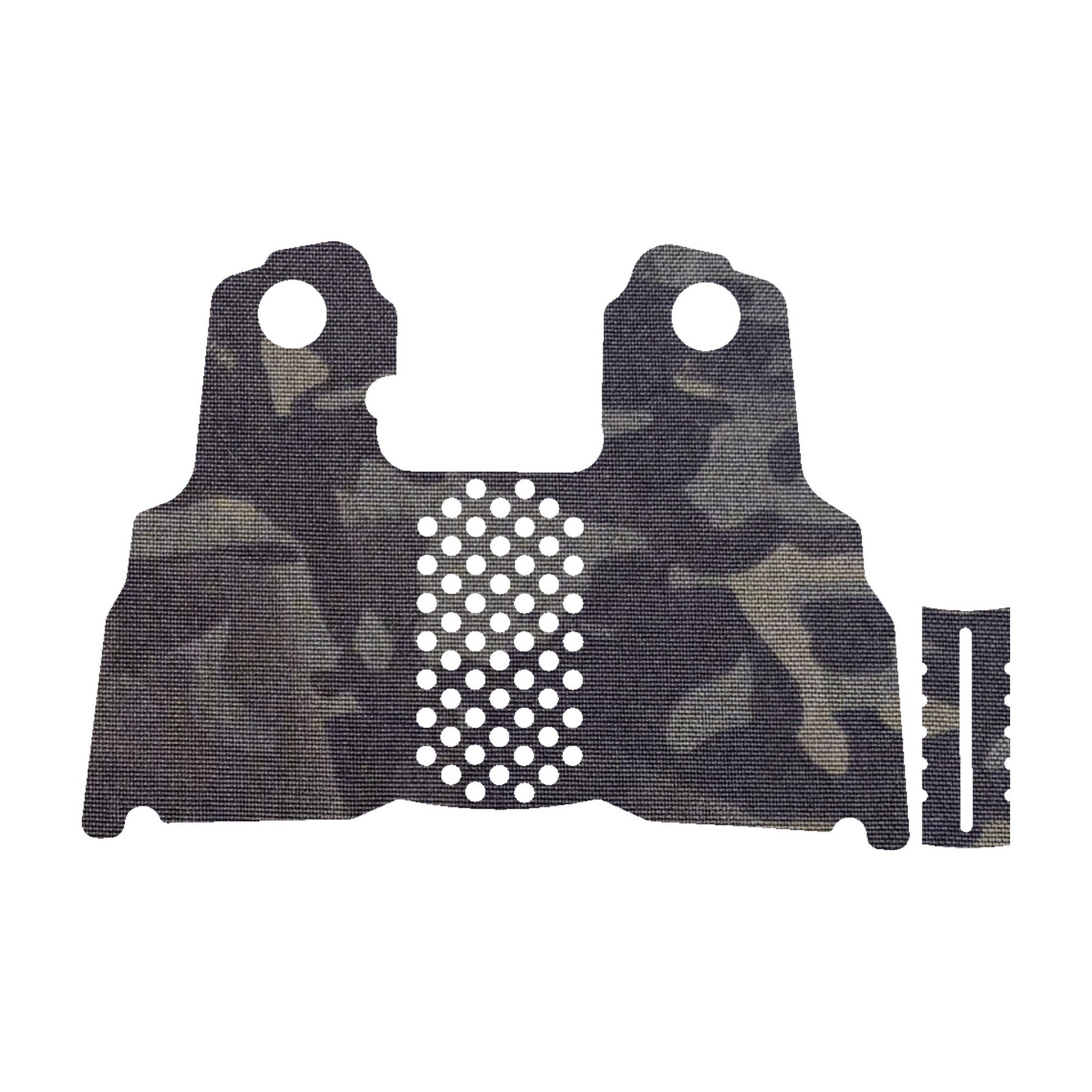 Springfield Prodigy Compact grip wrap kit outline, MultiCam Black