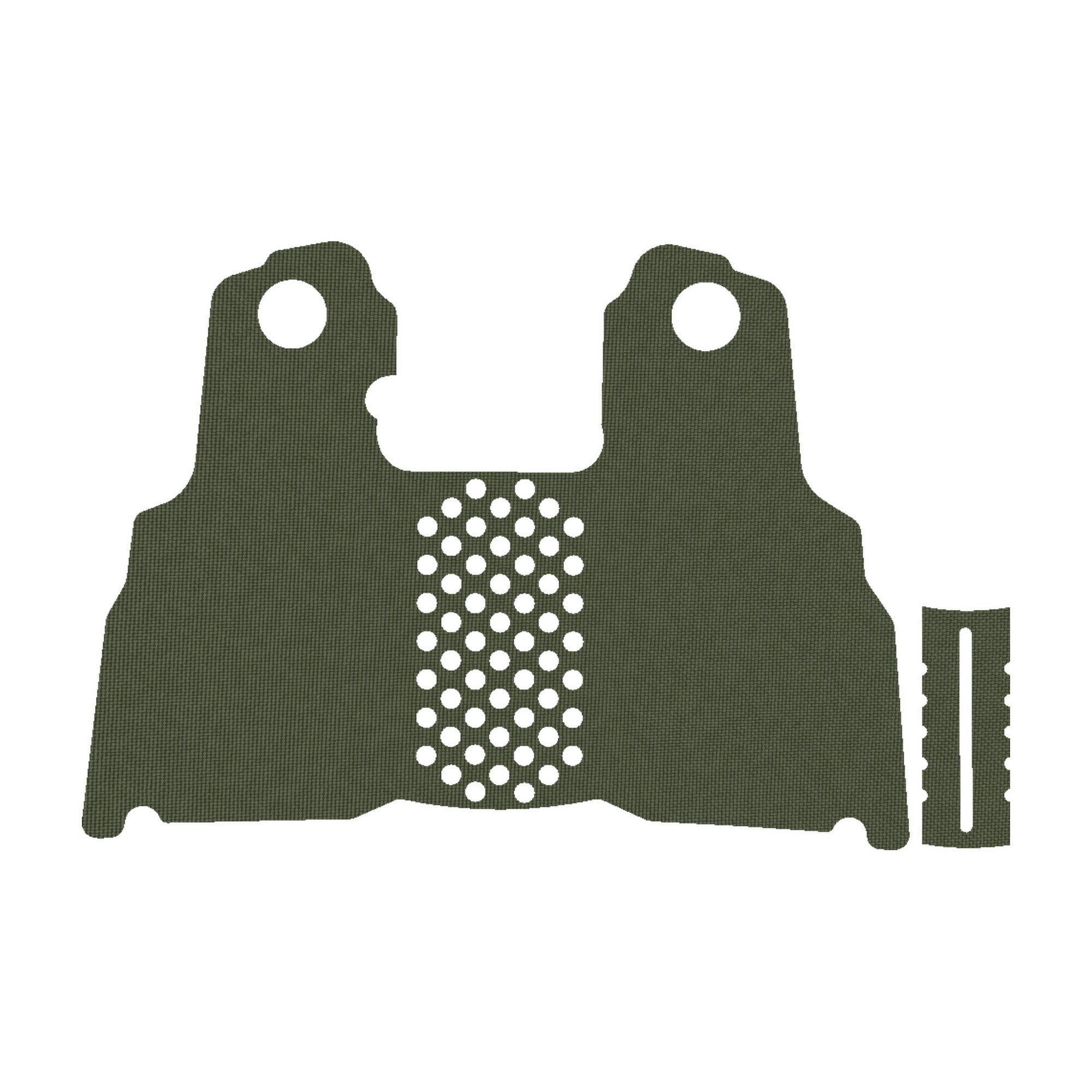 Springfield Prodigy Compact grip wrap kit outline, OD Green