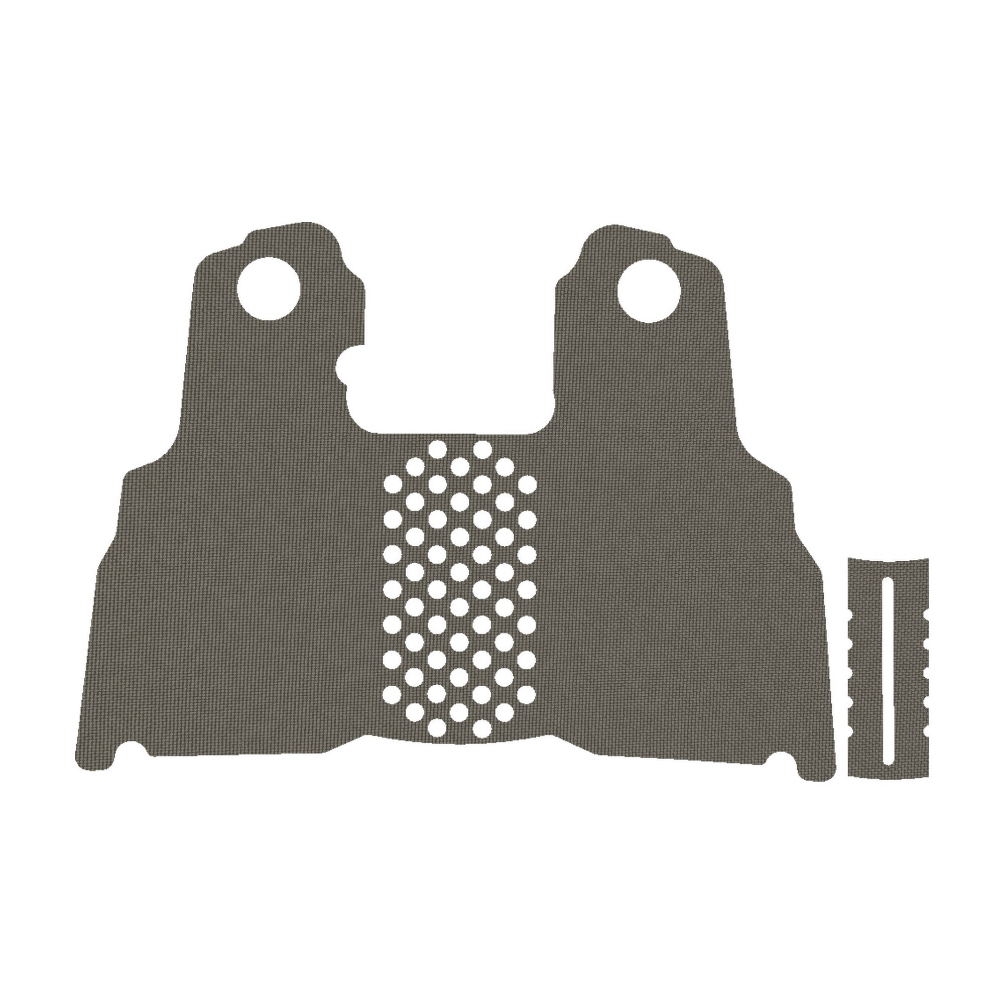 Springfield Prodigy Compact grip wrap kit outline, Ranger Green