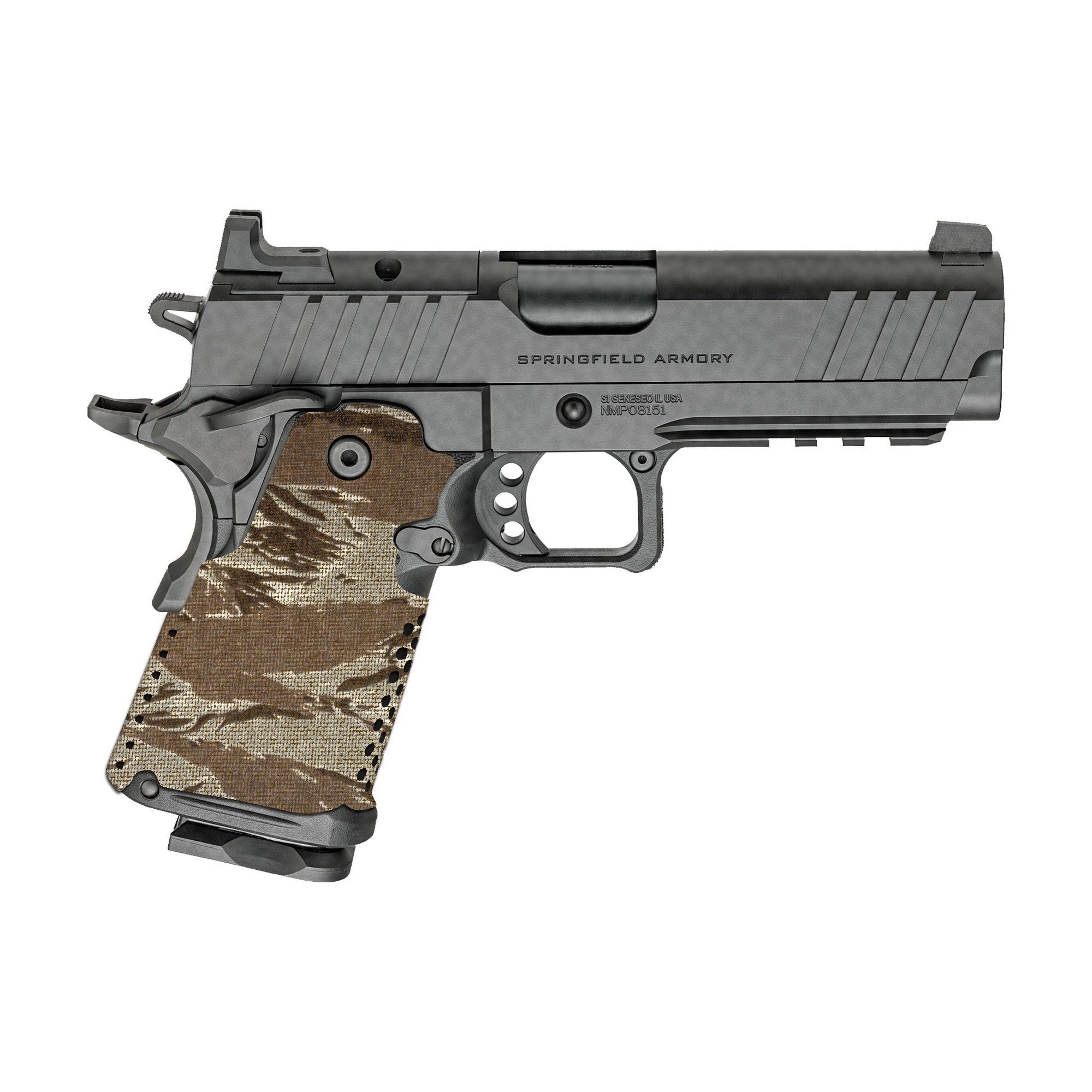 Springfield Prodigy Compact Cordura grip wrap, Tiger Stripe (ABU)