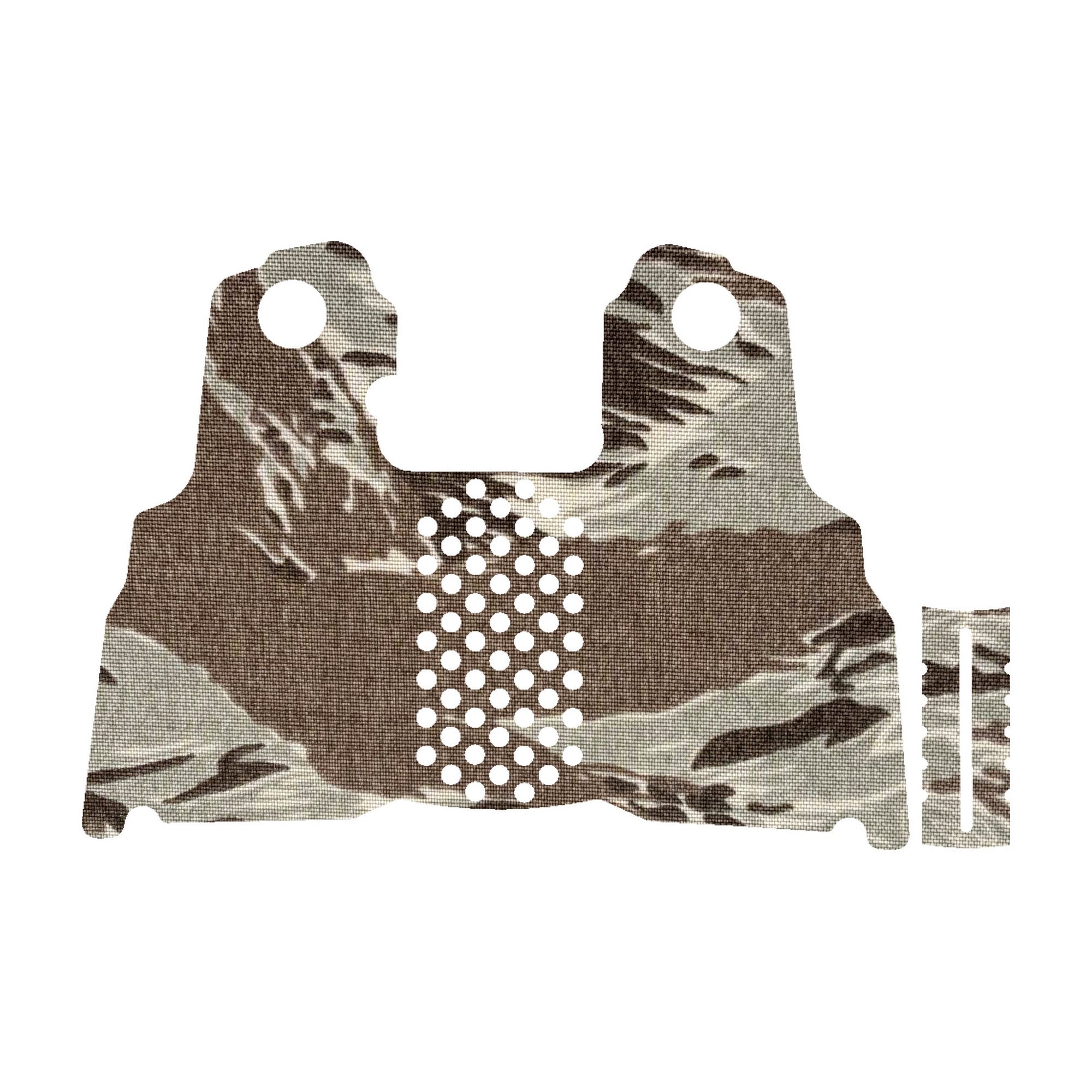 Springfield Prodigy Compact grip wrap kit outline, Tiger Stripe (ABU)