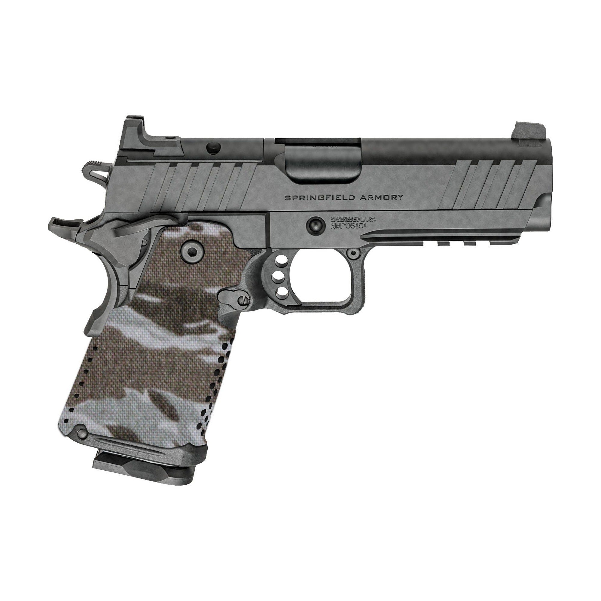 Springfield Prodigy Compact Cordura grip wrap, Tiger Stripe (Desert)