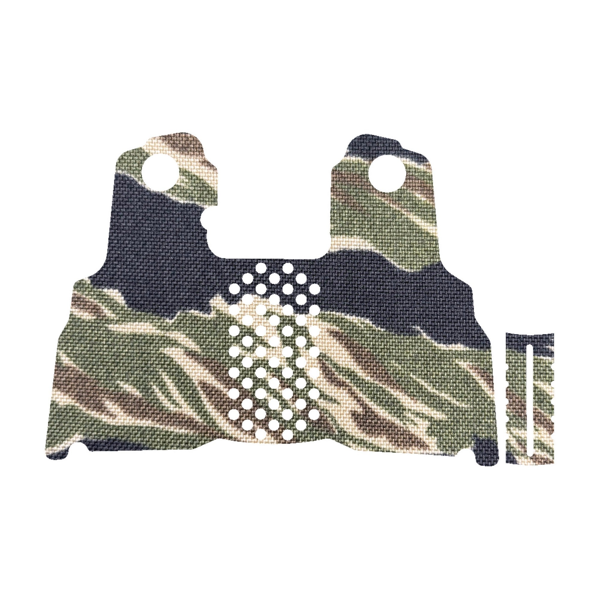 Springfield Prodigy Compact grip wrap kit outline, Tiger Stripe (Green/Black)