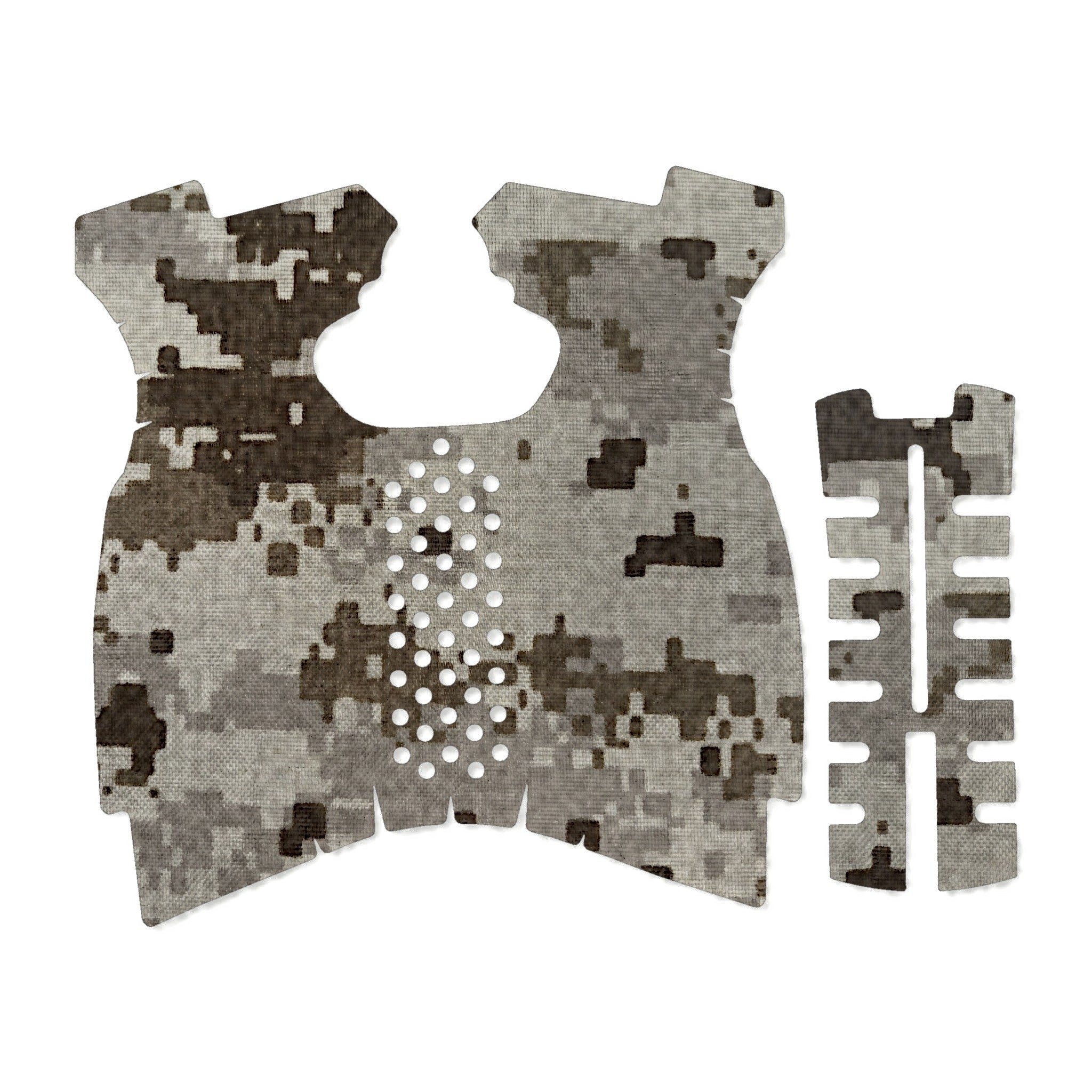 Springfield XDM 9mm/.40 S&W (Full Size) grip wrap kit outline, ACU (Desert)