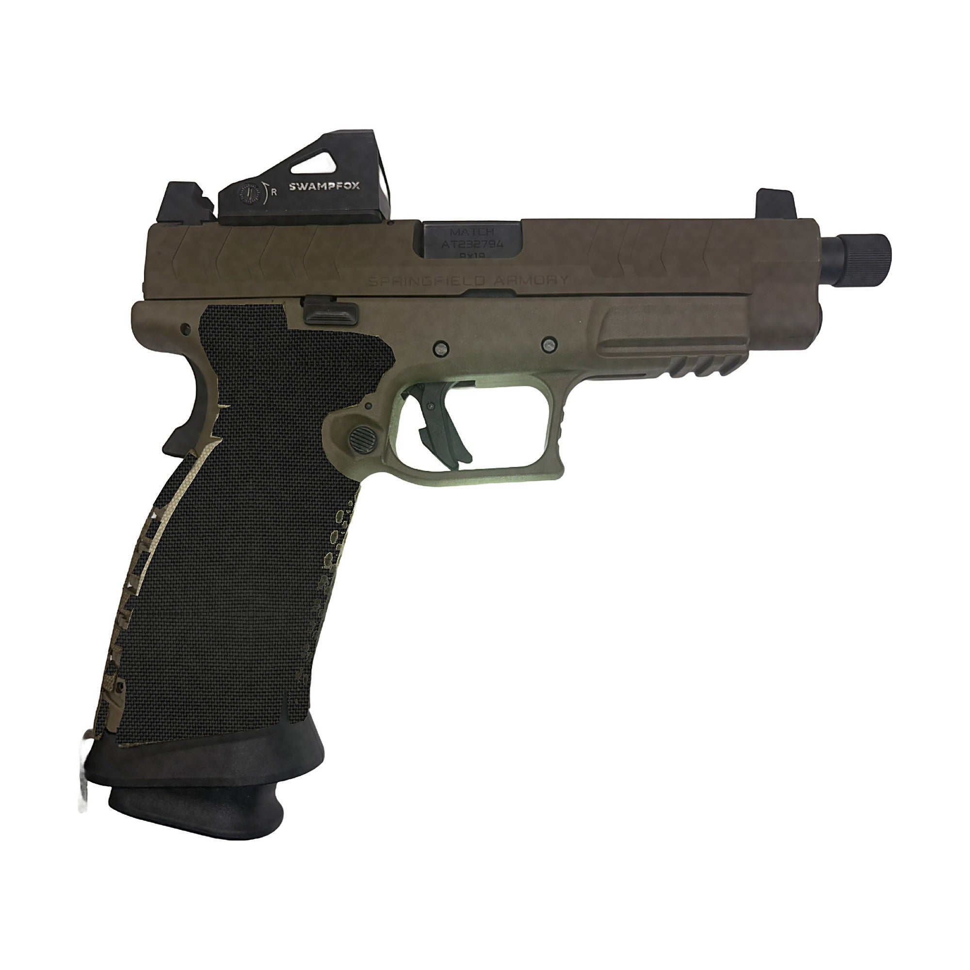 Springfield XDM 9mm/.40 S&W (Full Size) Cordura grip wrap, Black