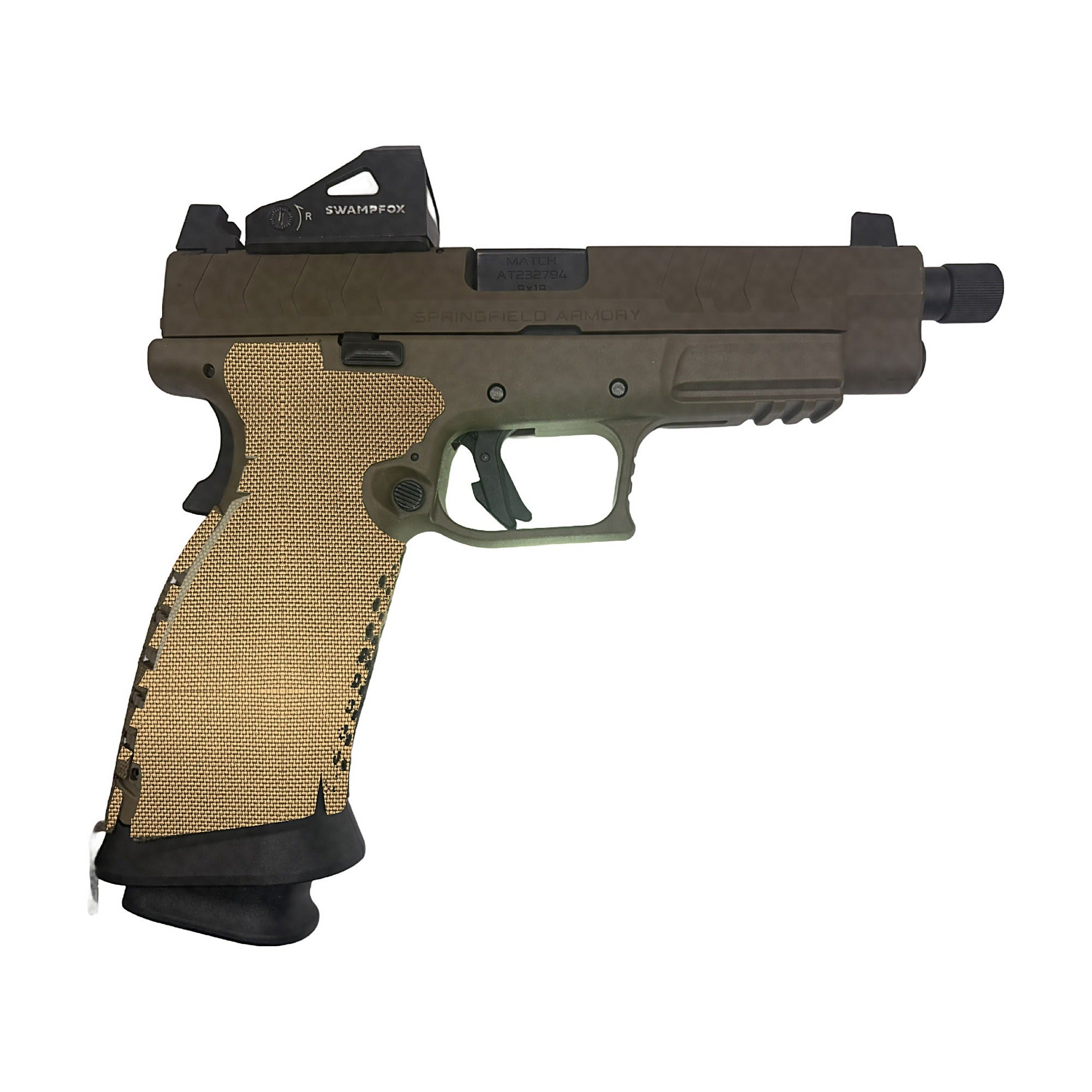 Springfield XDM 9mm/.40 S&W (Full Size) Cordura grip wrap, Coyote
