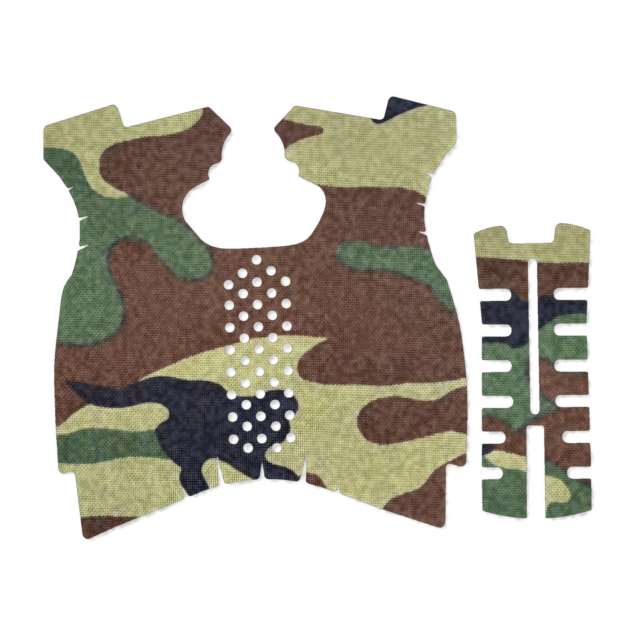 Springfield XDM 9mm/.40 S&W (Full Size) grip wrap kit outline, M81 Woodland