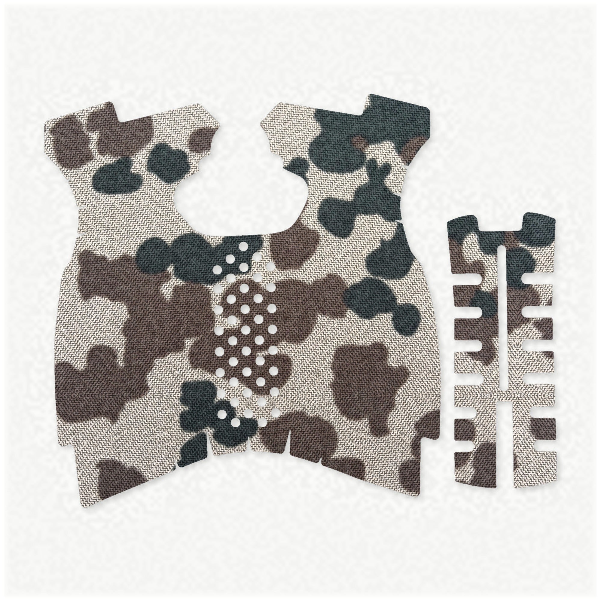 Springfield XDM 9mm/.40 S&W (Full Size) grip wrap kit outline, Tropentarn