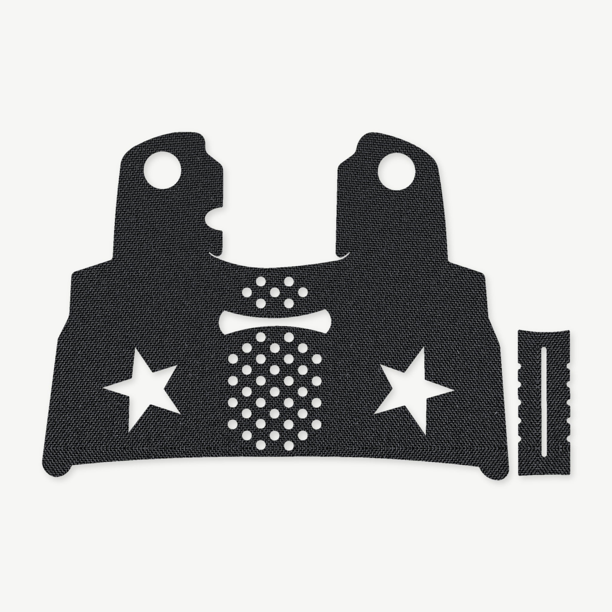 Grip Kit for Staccato C2 - die-cut Cordura 1000D kit pieces in Black - Combat Textiles