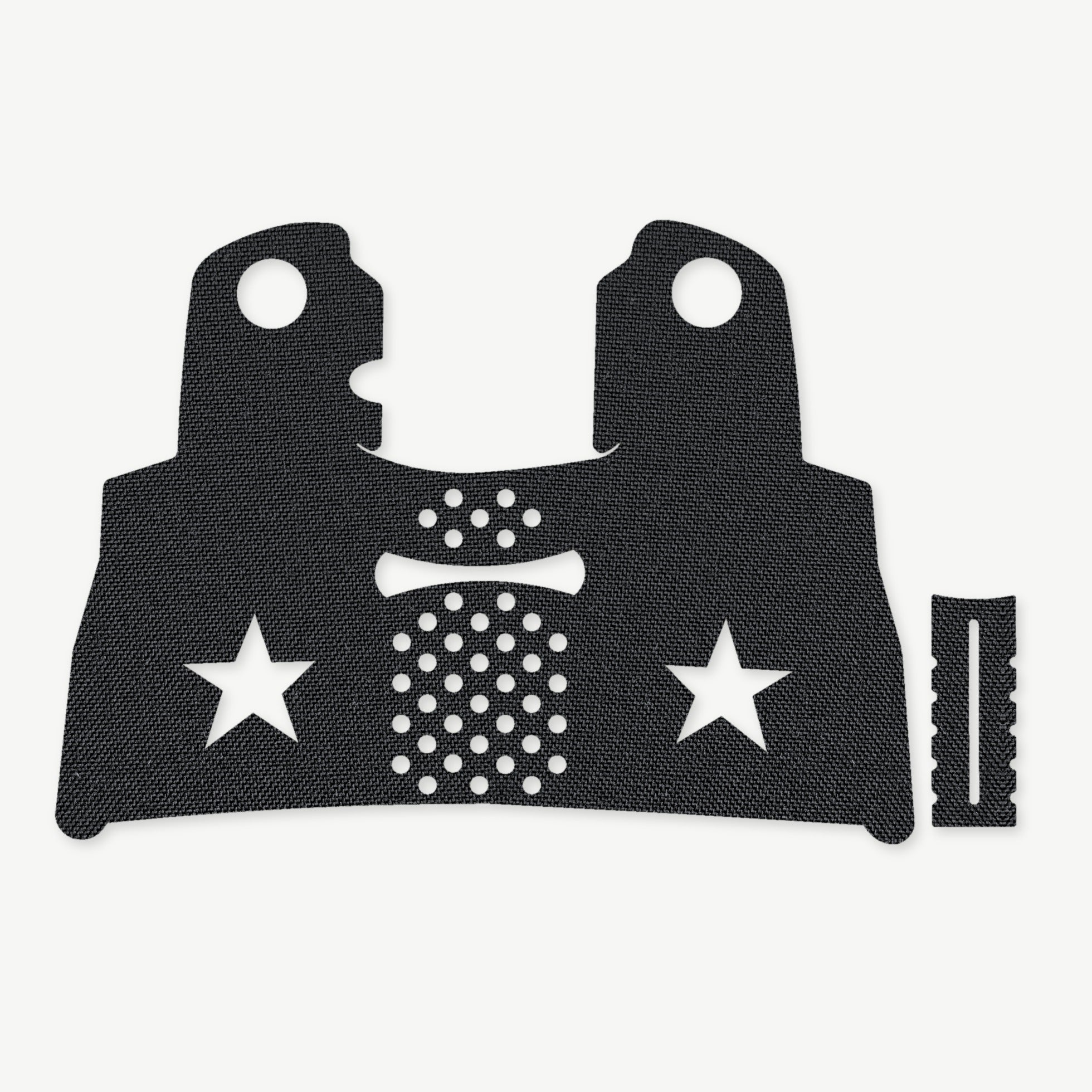 Grip Kit for 2024 Staccato CS - die-cut Cordura 1000D kit pieces in Black - Combat Textiles