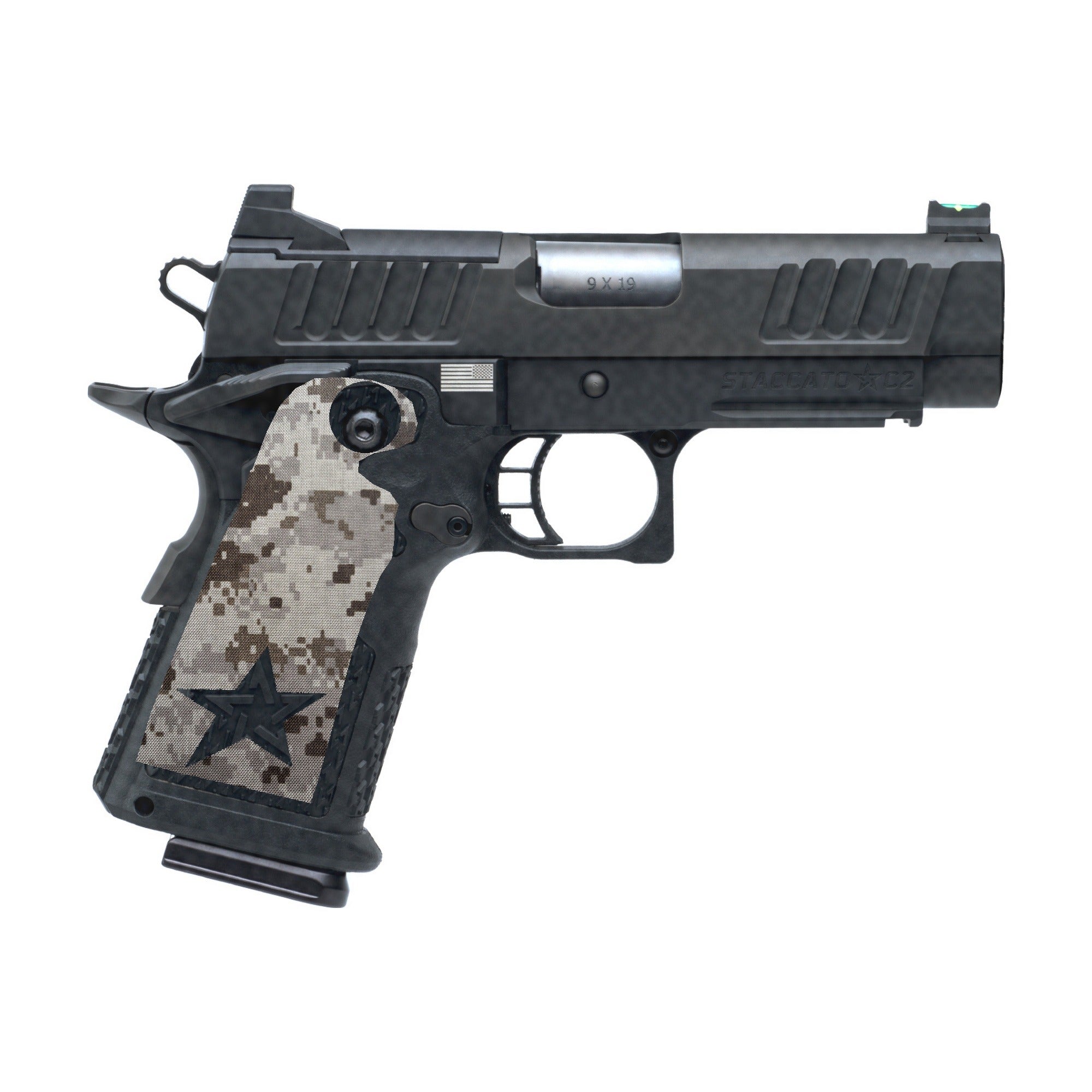 Staccato C2 Cordura grip wrap, ACU (Desert)