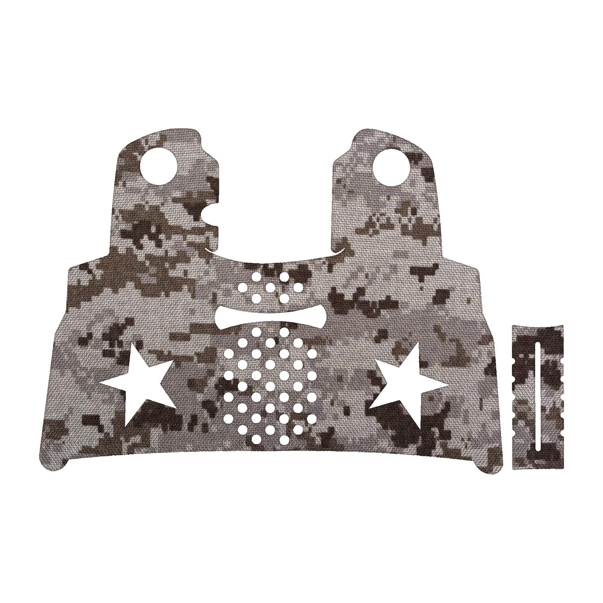 Staccato C2 grip wrap kit outline, ACU (Desert)