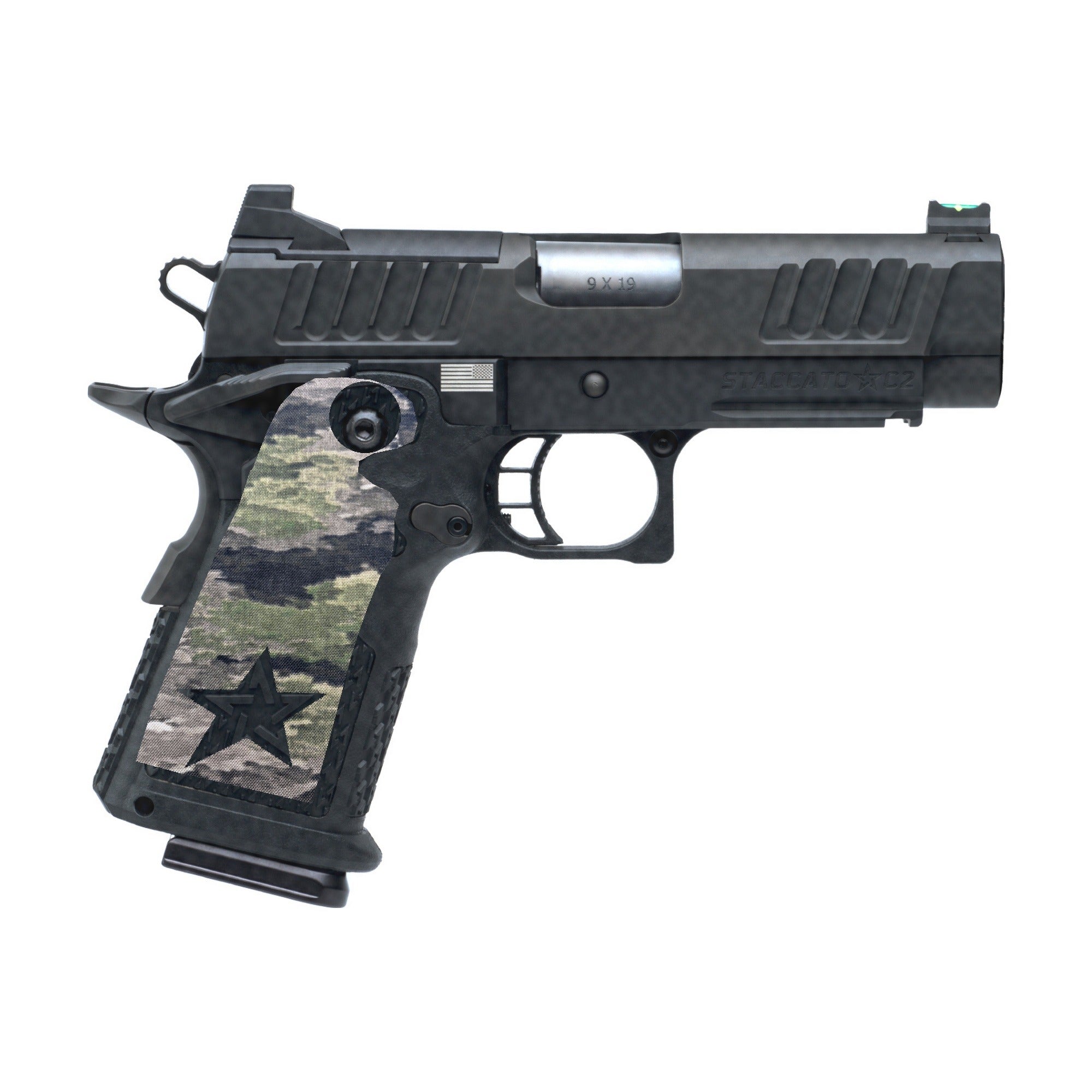 Staccato C2 Cordura grip wrap, A-TACS iX