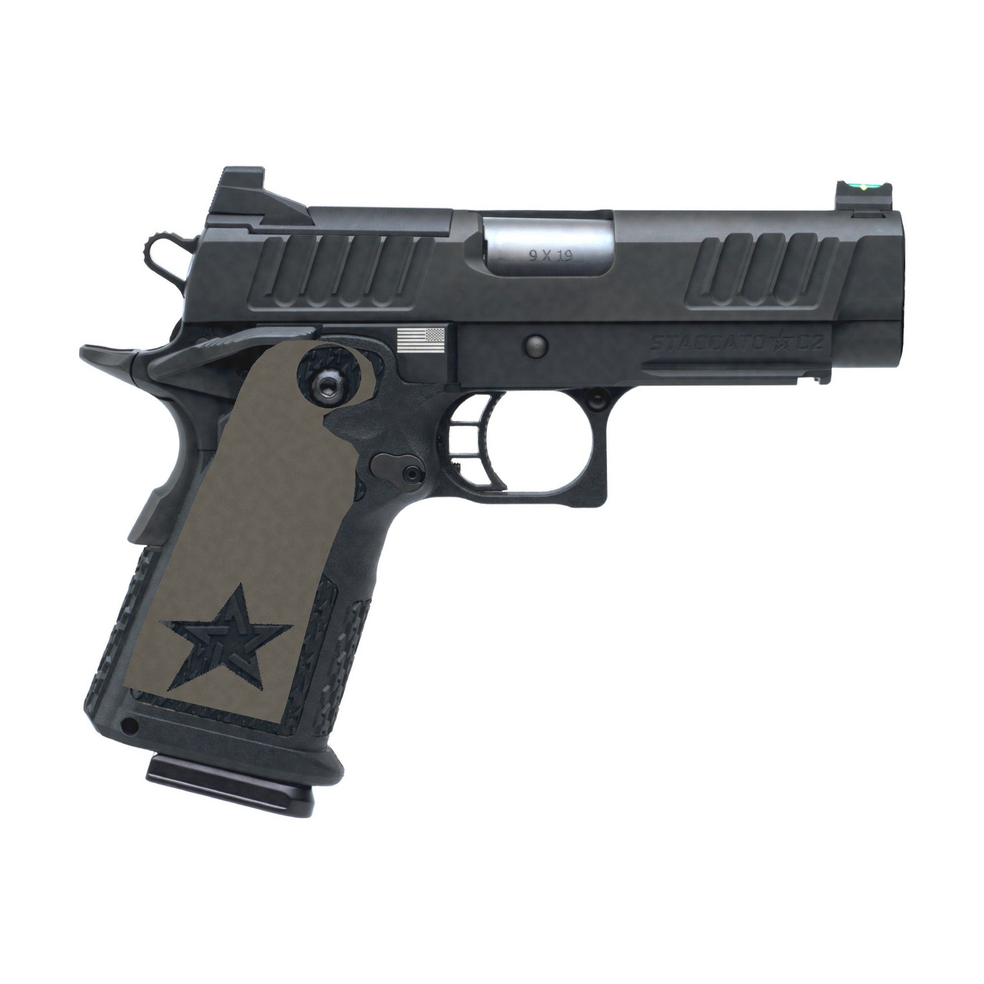 Staccato C2 Cordura grip wrap, Ranger Green