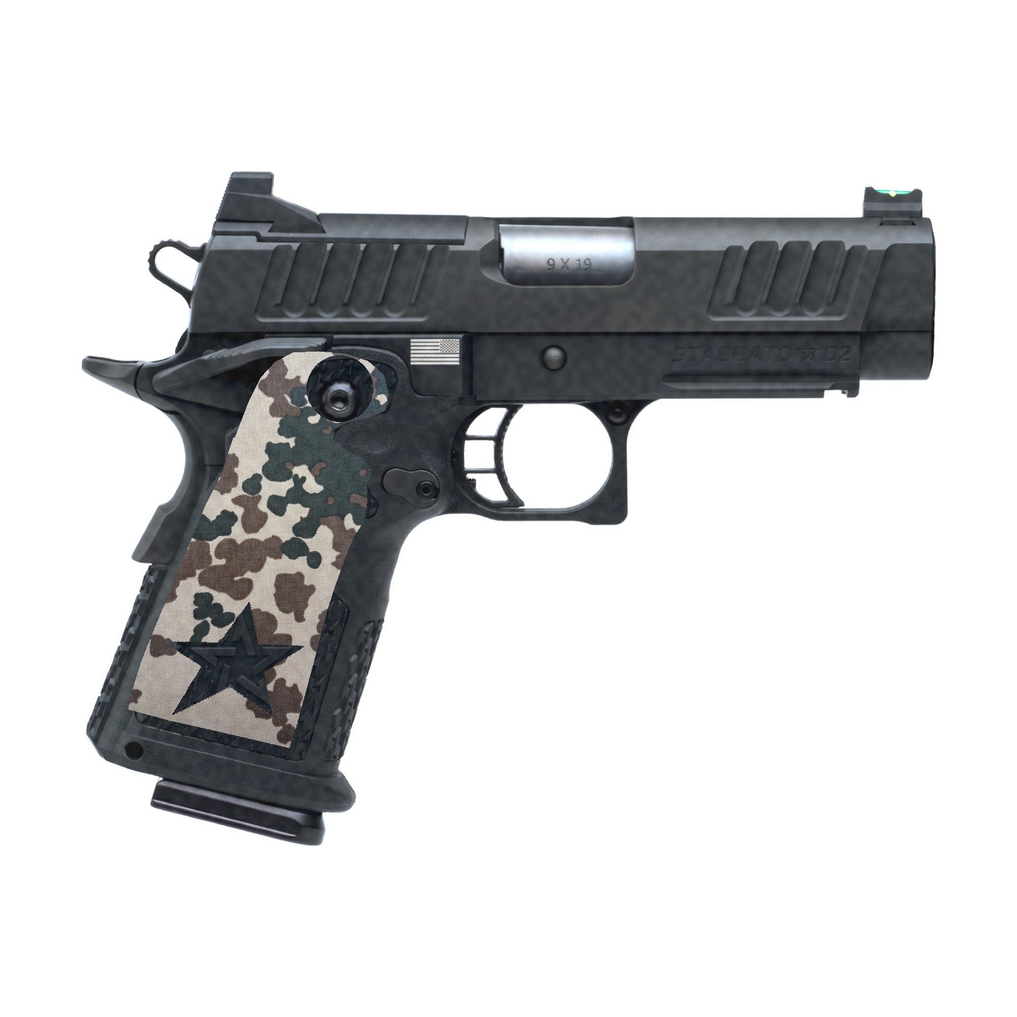 Staccato C2 Cordura grip wrap, Tropentarn