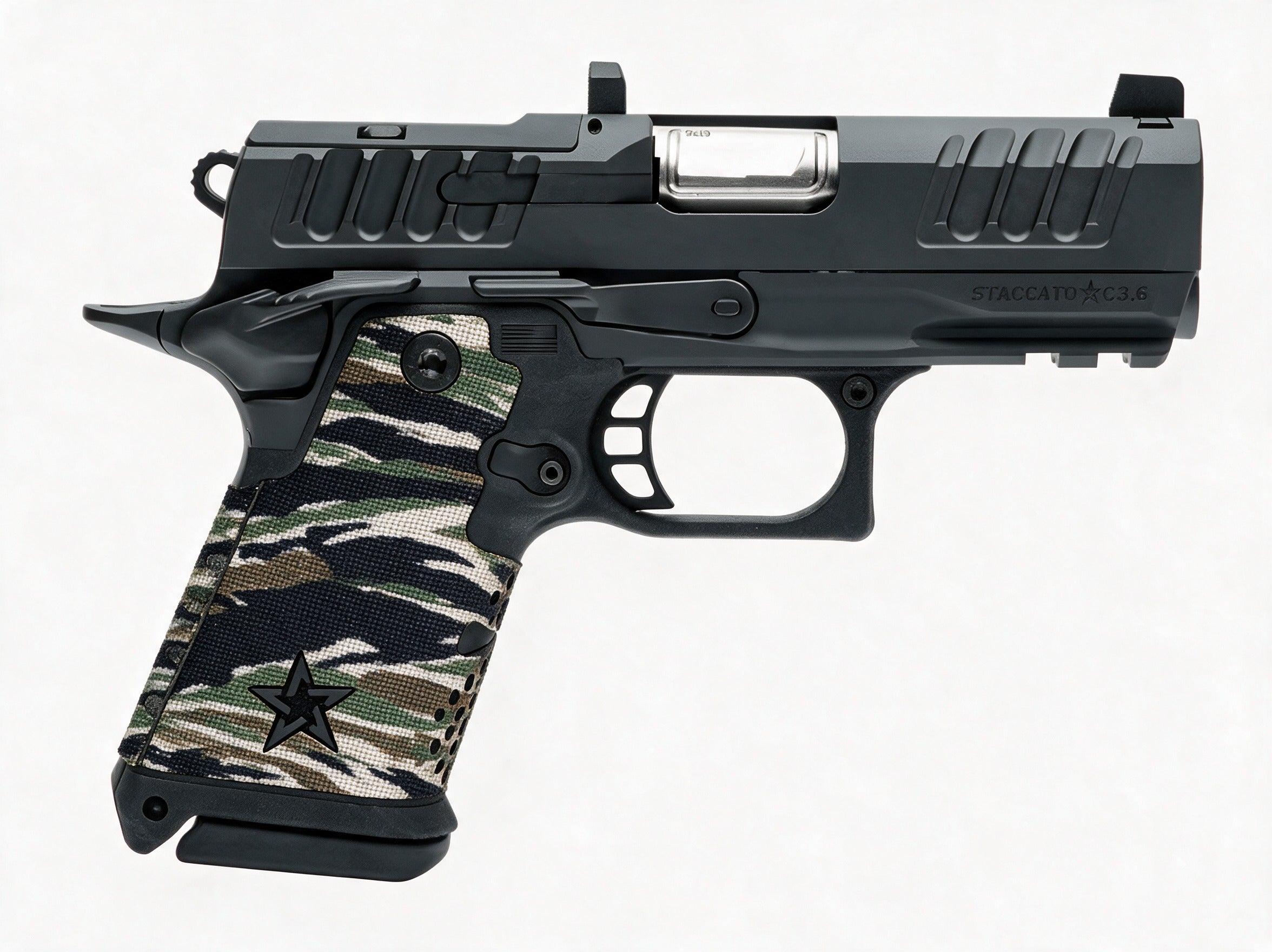 CTX-StaccatoHDC36 - Tiger Stripe (Green/Black)