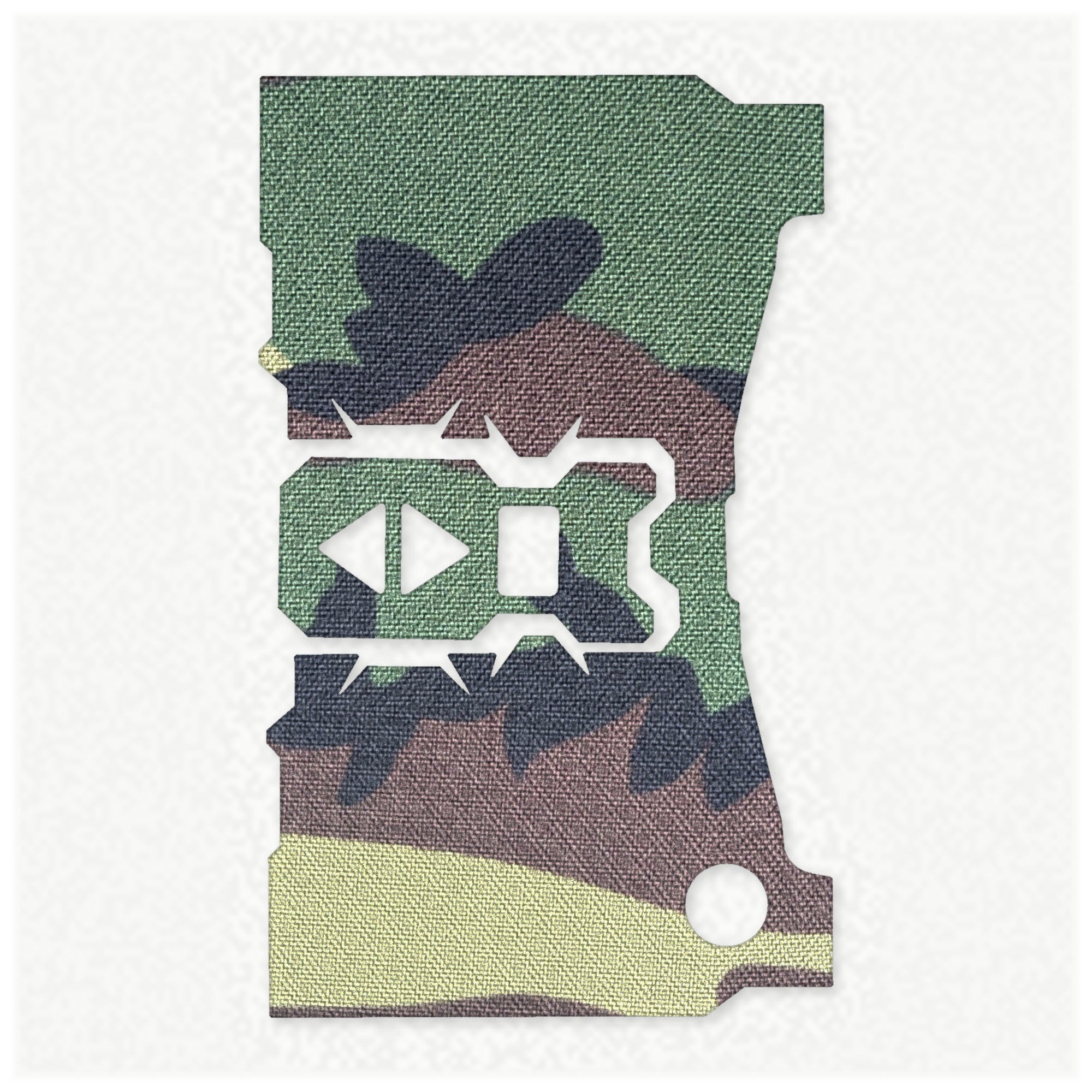 Steiner DRS1X optic wrap kit outline, M81 Woodland