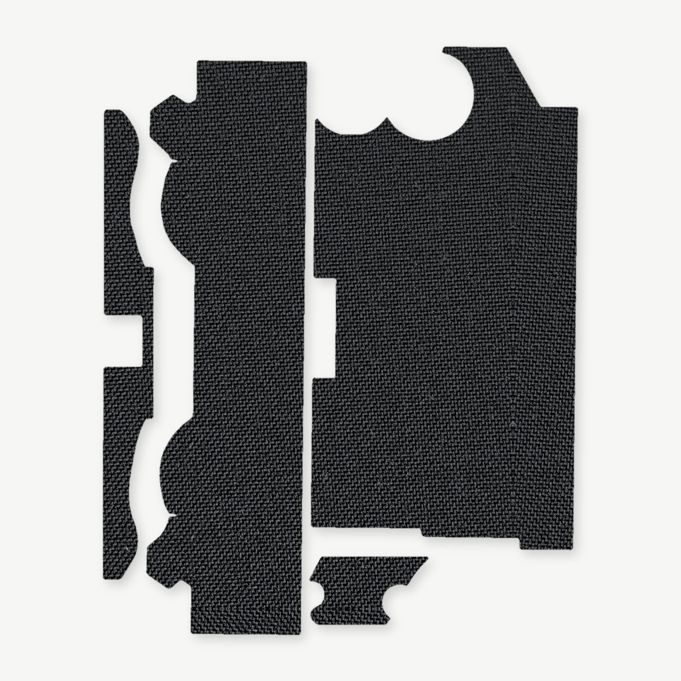 Light Wrap Kit for Streamlight TLR-1 HL-X - die-cut Cordura 1000D kit pieces in Black - Combat Textiles