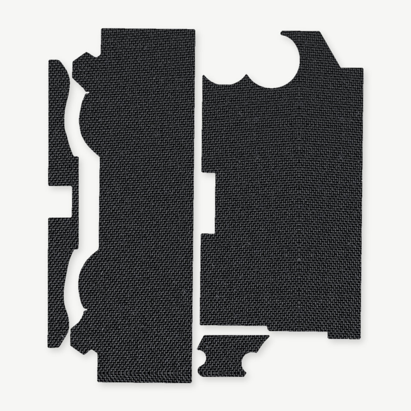 Light Wrap Kit for Streamlight TLR-1 HP-X - die-cut Cordura 1000D kit pieces in Black - Combat Textiles