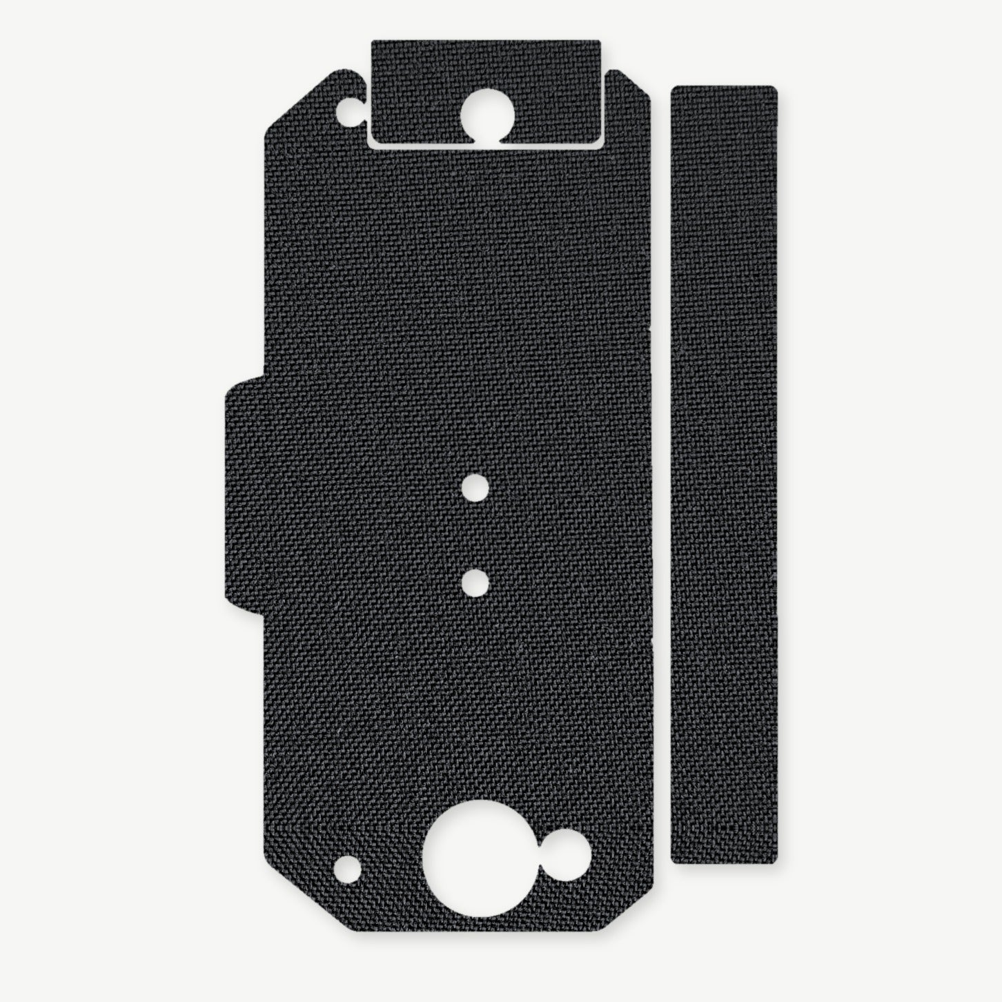 Light Wrap Kit for Streamlight TLR-2 / 2S / 2HL - die-cut Cordura 1000D kit pieces in Black - Combat Textiles