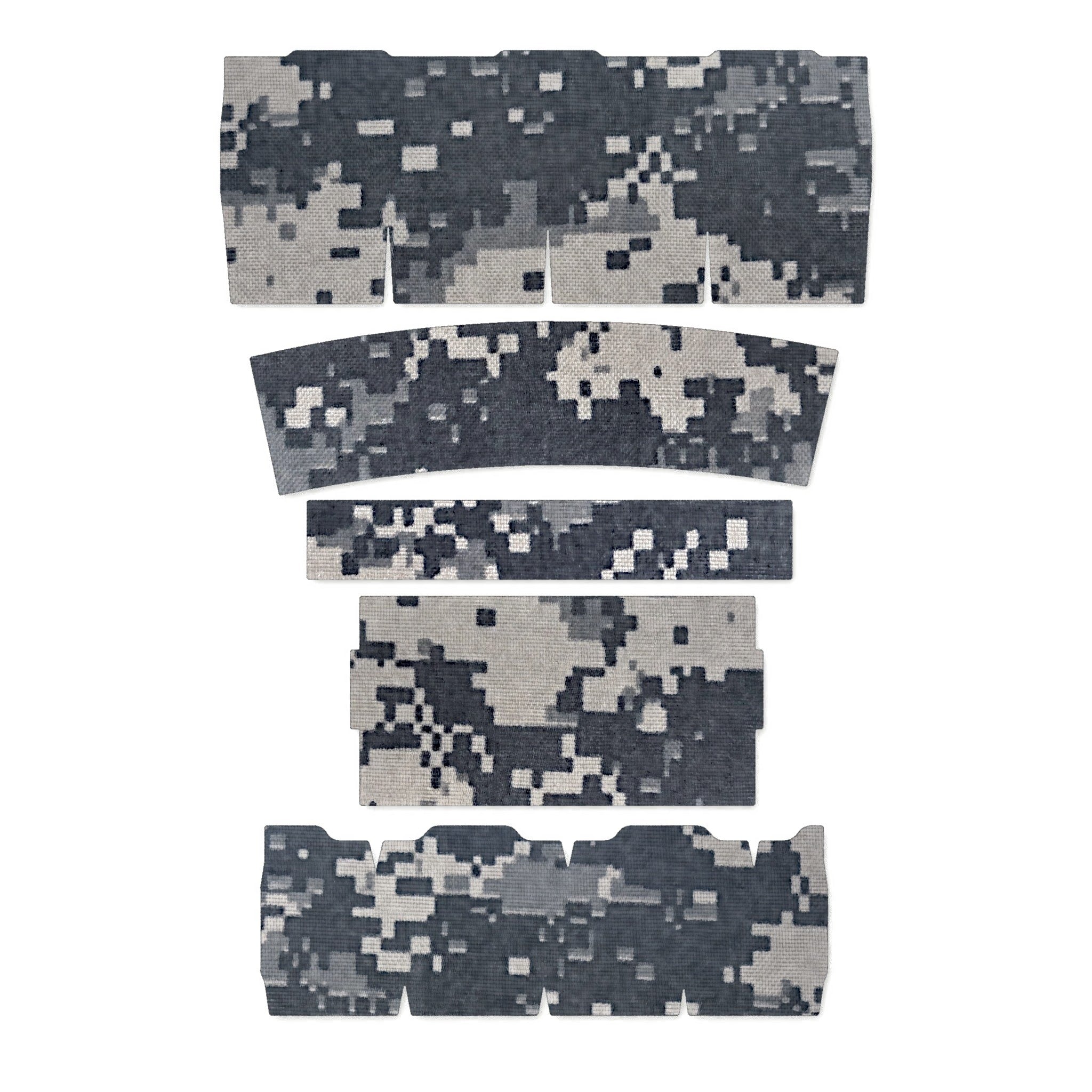 Streamlight ProTac 2.0 Rail-Mount light wrap kit outline, ACU