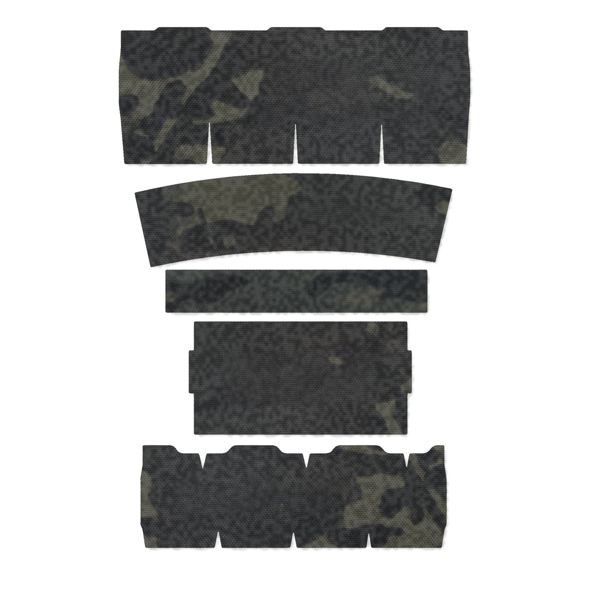 Streamlight ProTac 2.0 Rail-Mount light wrap kit outline, MultiCam Black