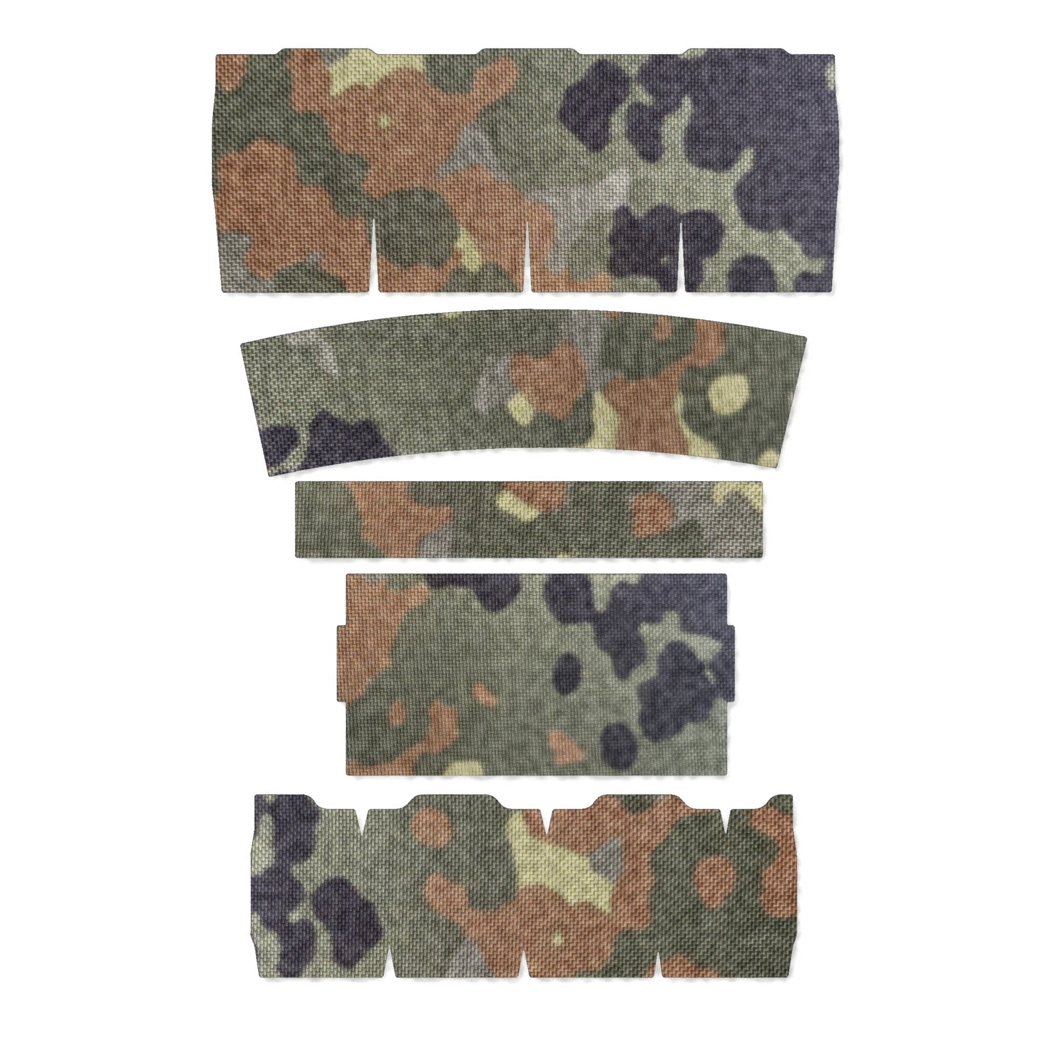 Streamlight ProTac 2.0 Rail-Mount light wrap kit outline, Flecktarn