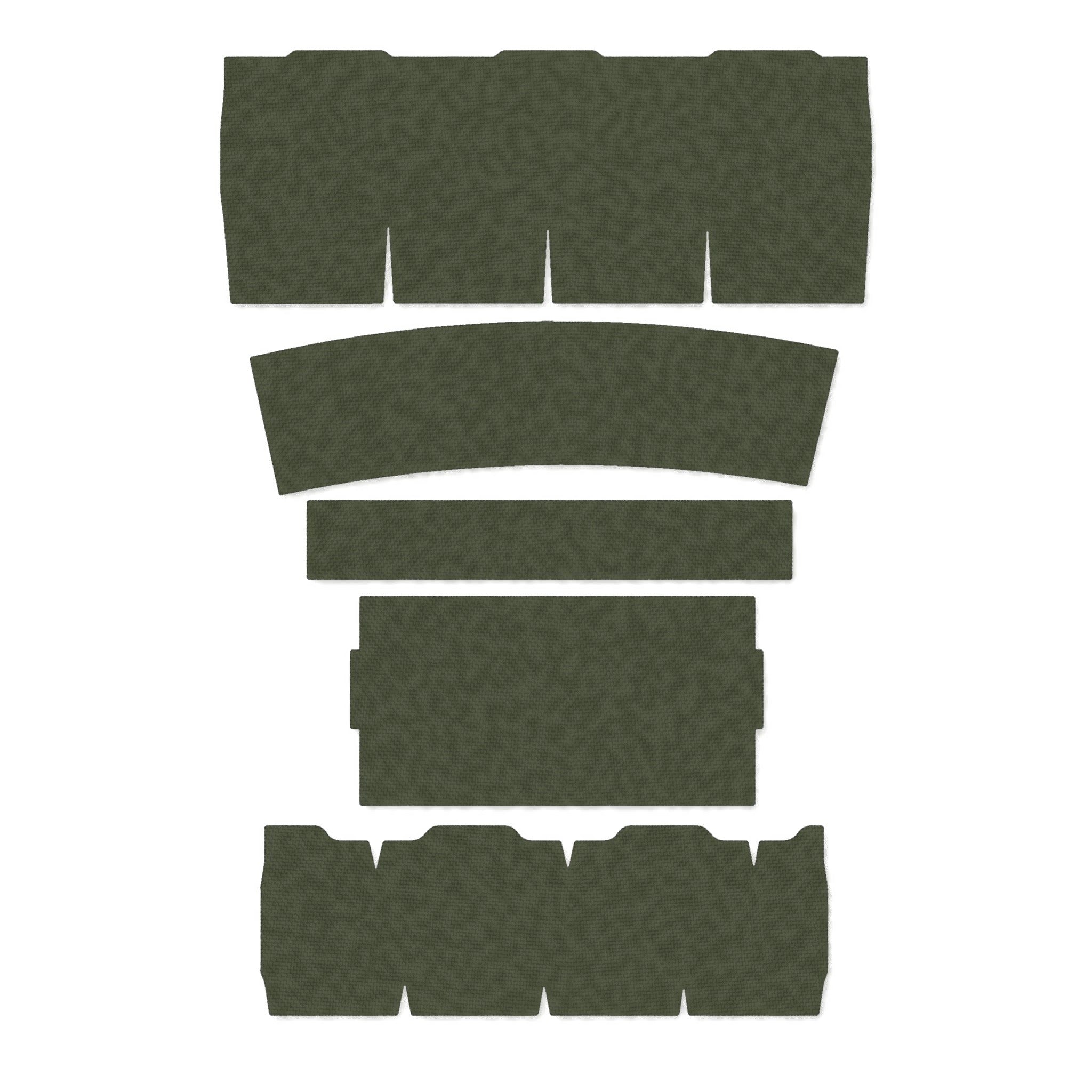Streamlight ProTac 2.0 Rail-Mount light wrap kit outline, OD Green