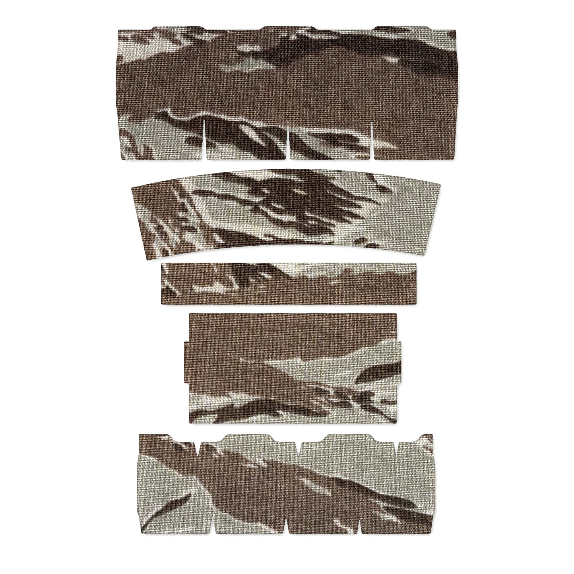 Streamlight ProTac 2.0 Rail-Mount light wrap kit outline, Tiger Stripe (ABU)
