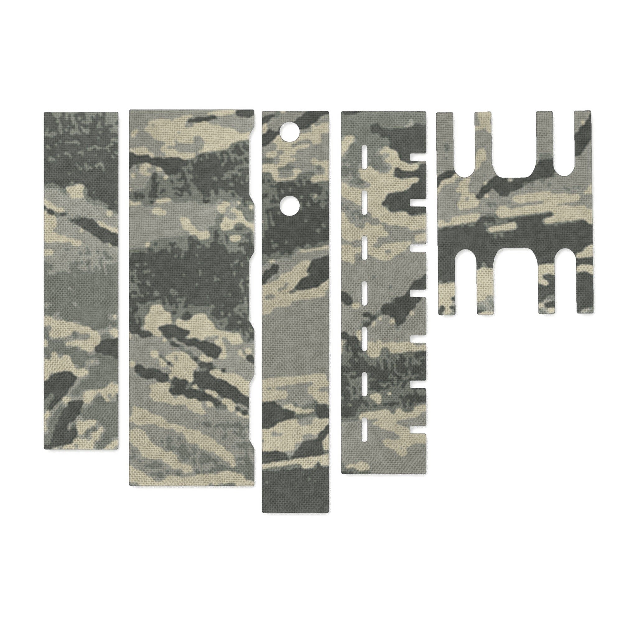 Streamlight ProTac HL-X Laser light wrap kit outline, Tiger Stripe (ABU)