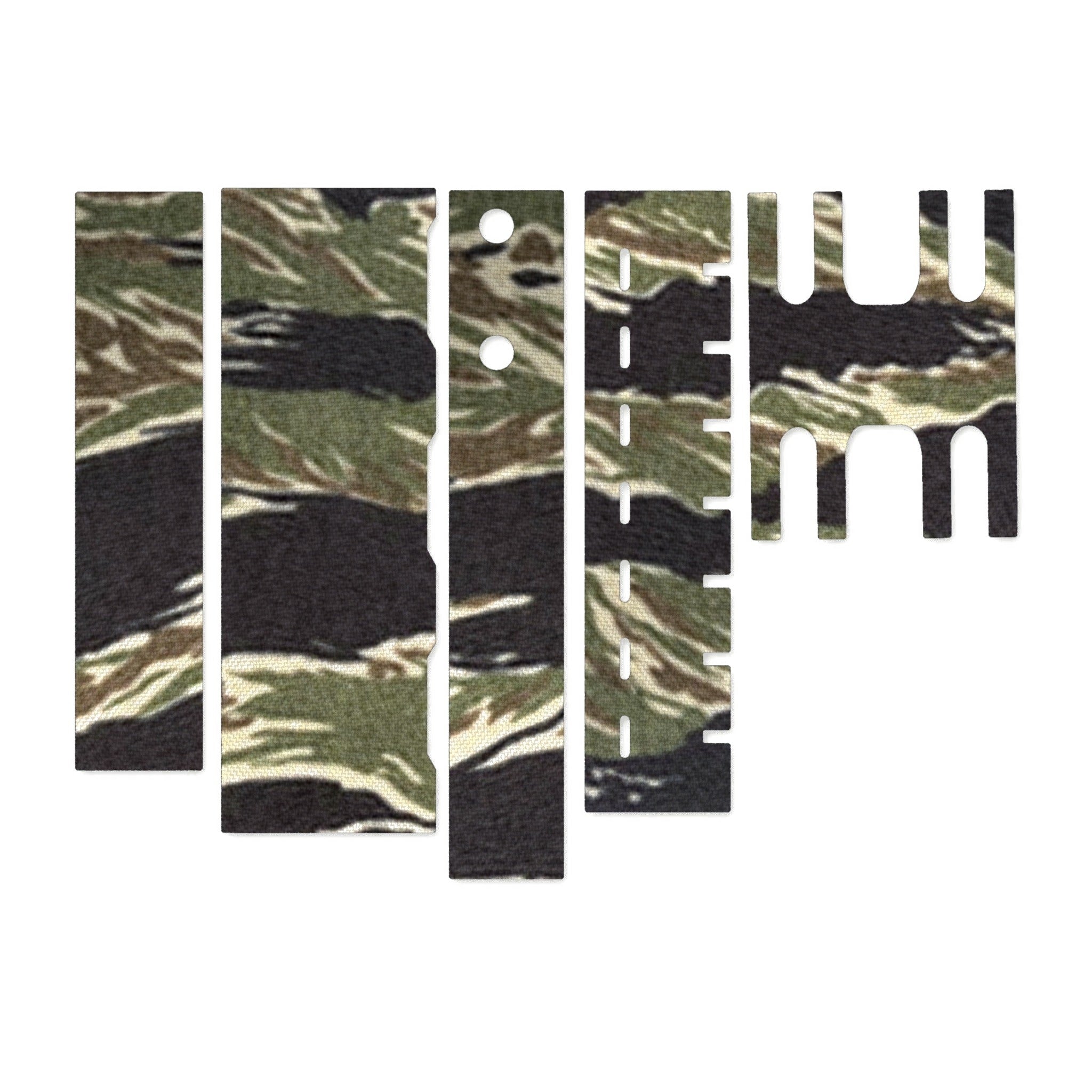 Streamlight ProTac HL-X Laser light wrap kit outline, Tiger Stripe (Green/Black)