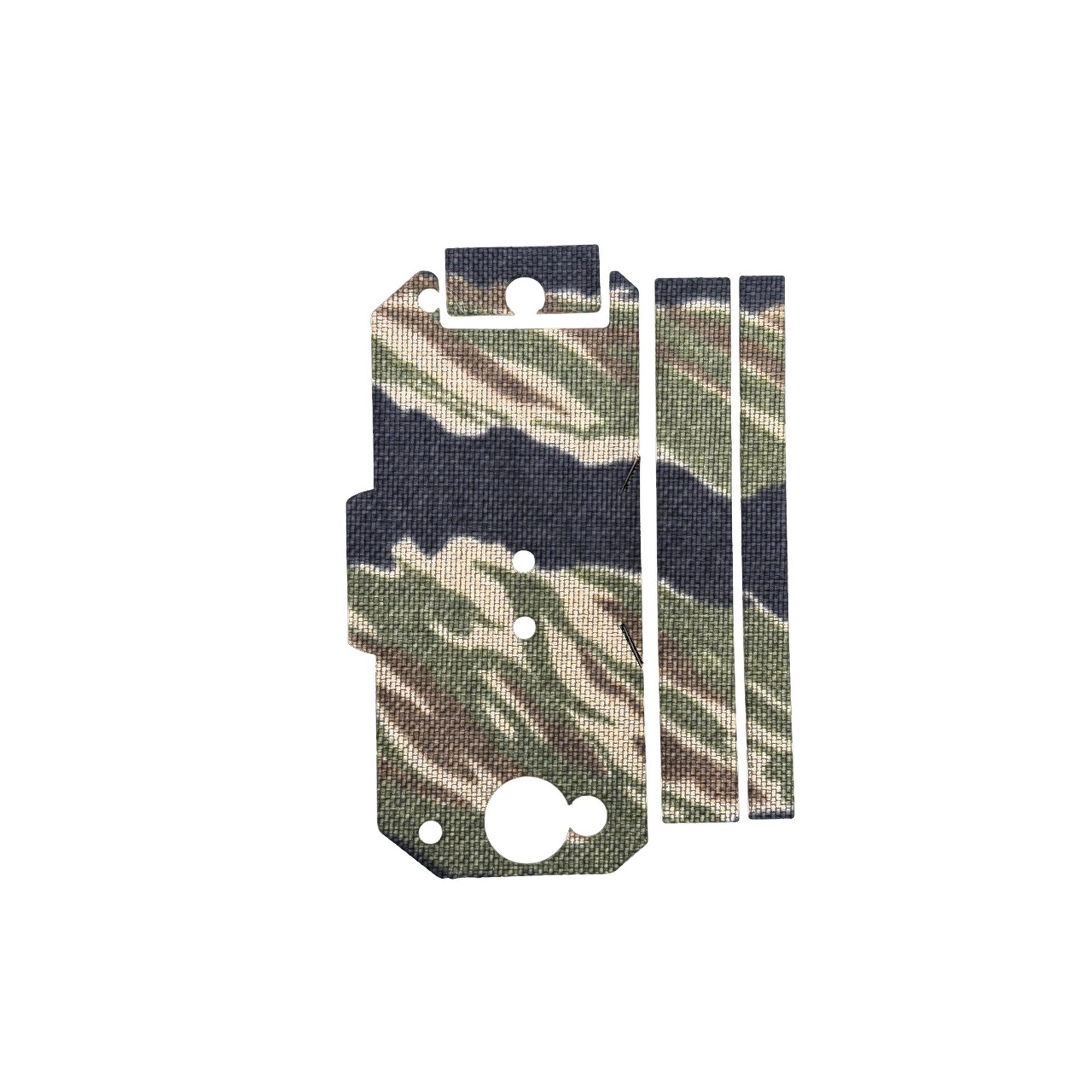 Streamlight TLR-2 / 2S / 2HL light wrap kit outline, Tiger Stripe (Green/Black)