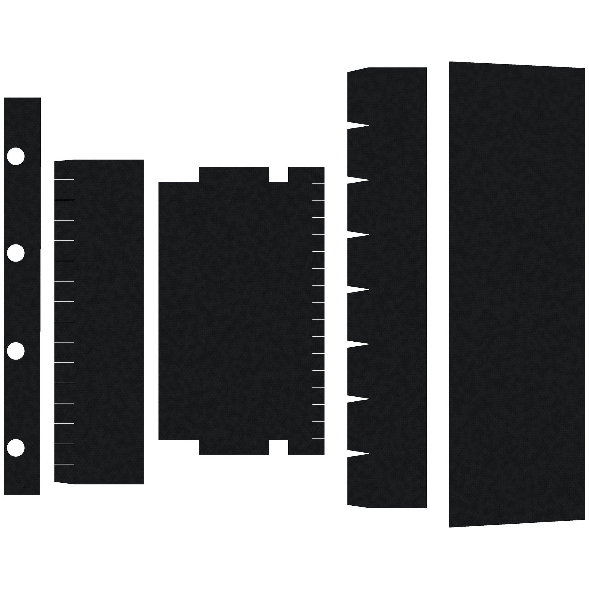 SureFire Mini Scout M300/M340 (DF/DFT) light wrap kit outline, Black (M300/M340-DF)