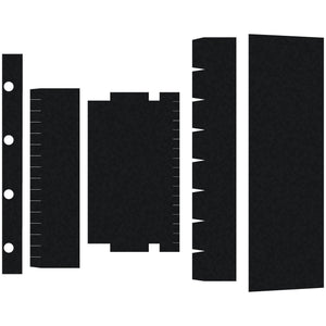 SureFire Mini Scout M300/M340 (DF/DFT) light wrap kit outline, Black (M300/M340-DF)