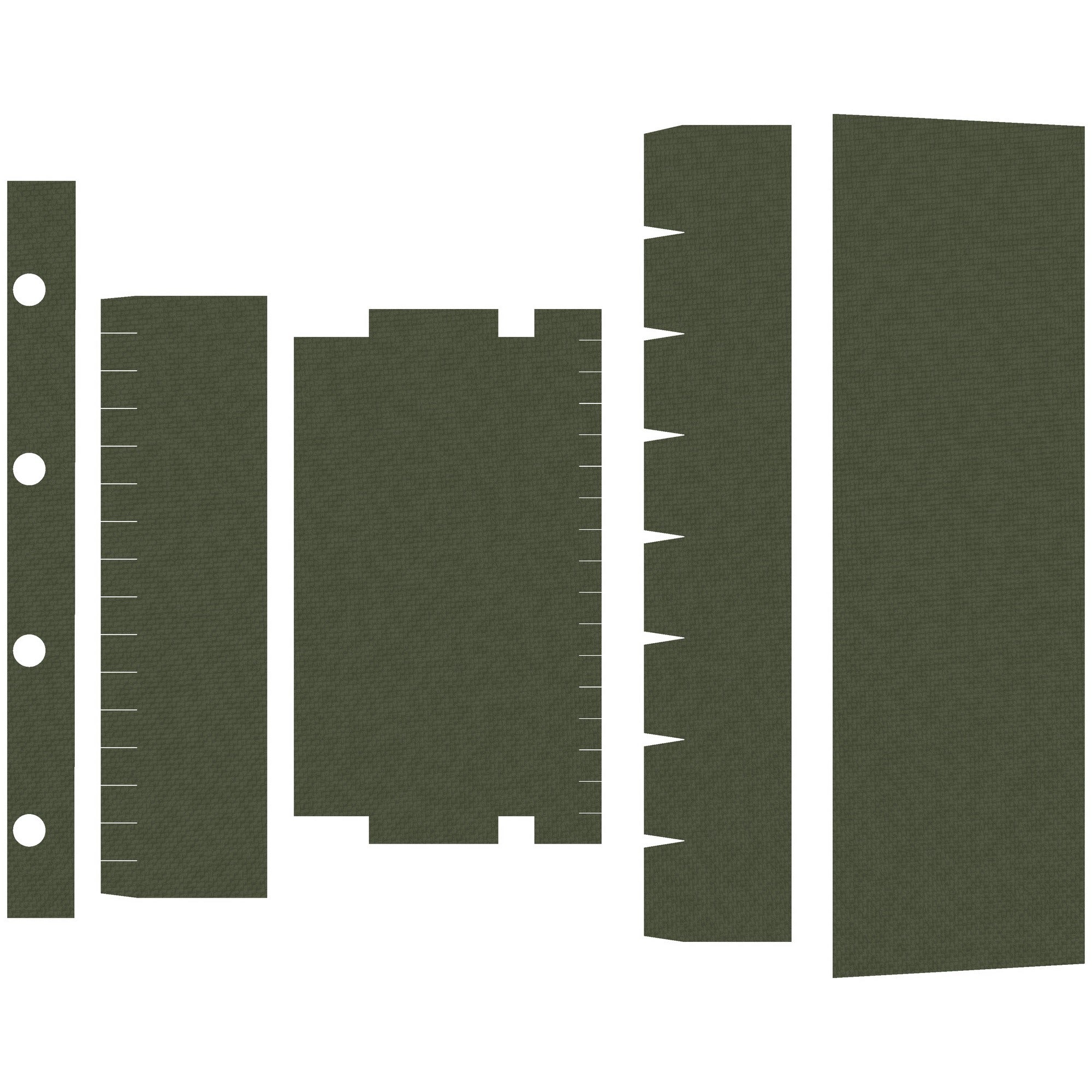 SureFire Mini Scout M300/M340 (DF/DFT) light wrap kit outline, OD Green (M300/M340-DF)