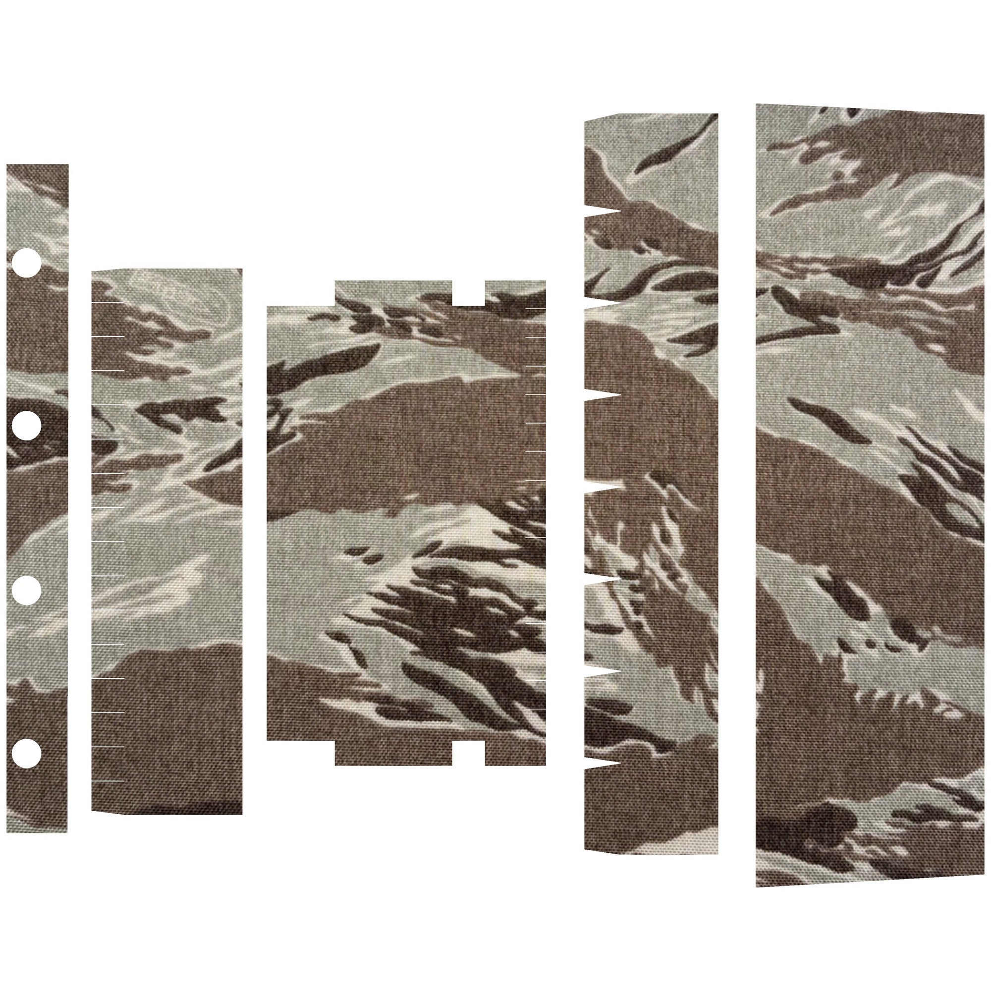 SureFire Mini Scout M300/M340 (DF/DFT) light wrap kit outline, Tiger Stripe (Desert) (M300/M340-DF)